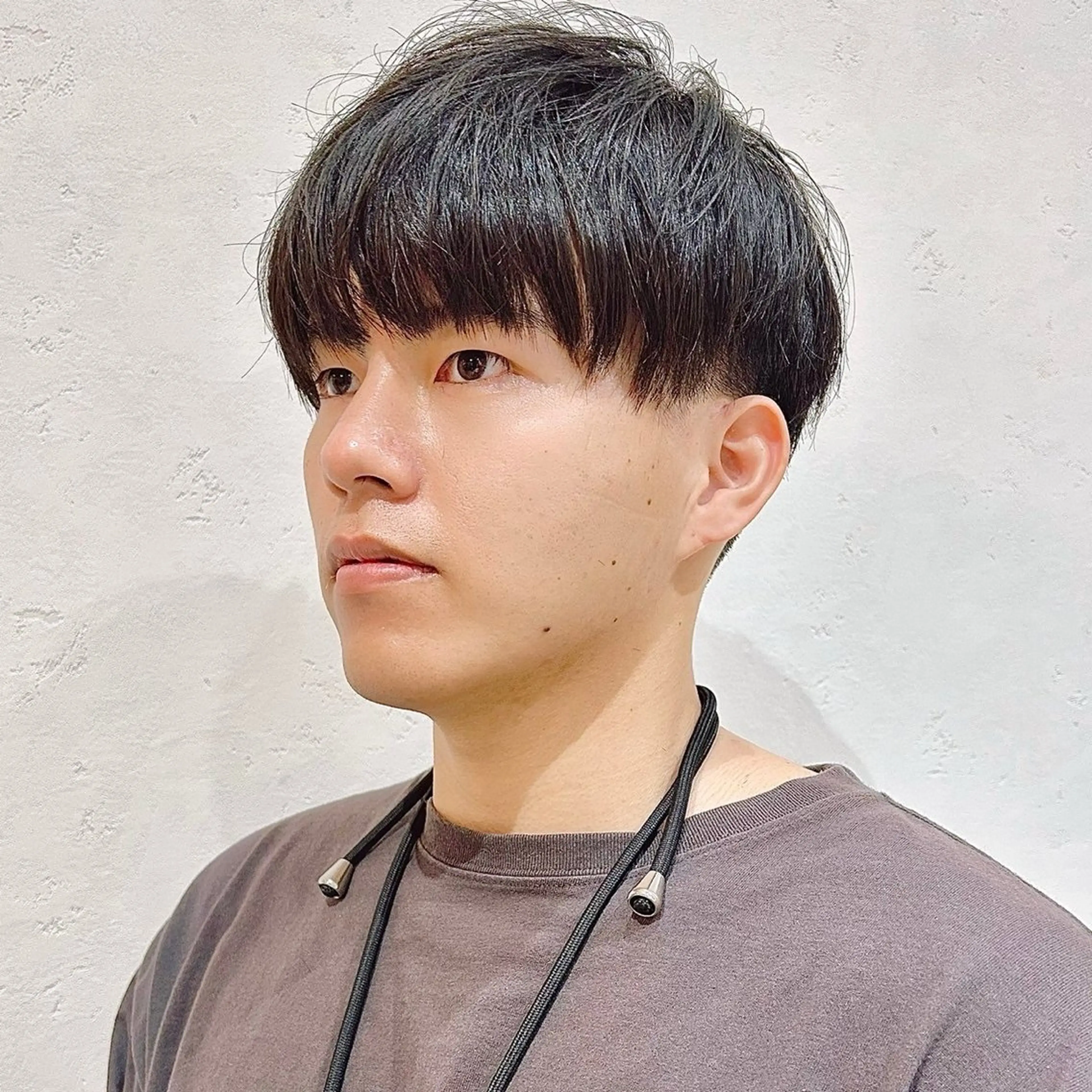 メンズ センターパート マッシュ メンズパーマ スパイキーショート ツーブロック カット 🍒中川葵久美🍒 メンズ/パーマのヘアスタイル