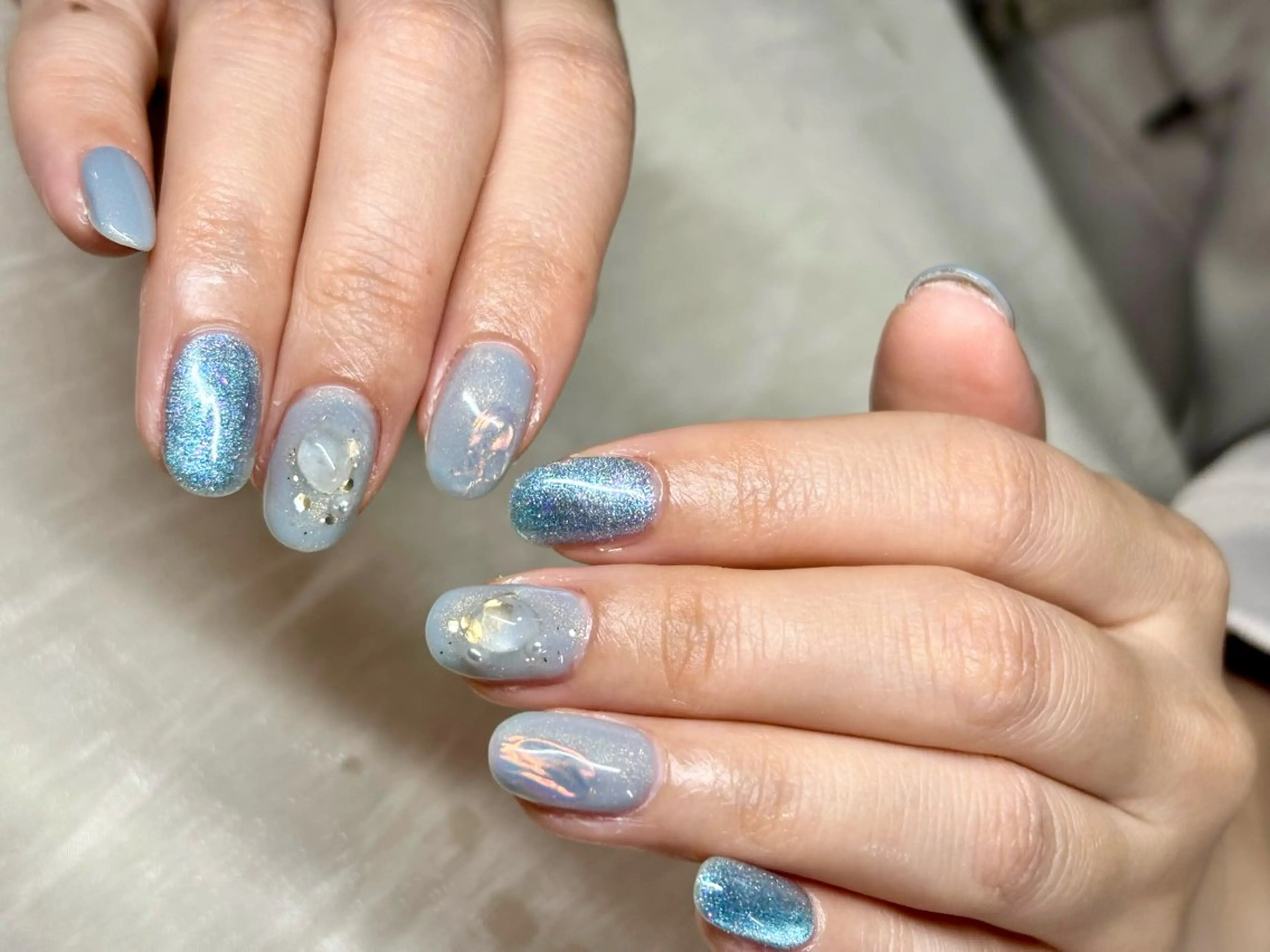 ネイル ニュアンスネイル シンプルネイル N.KIRARI hanaのネイルデザイン