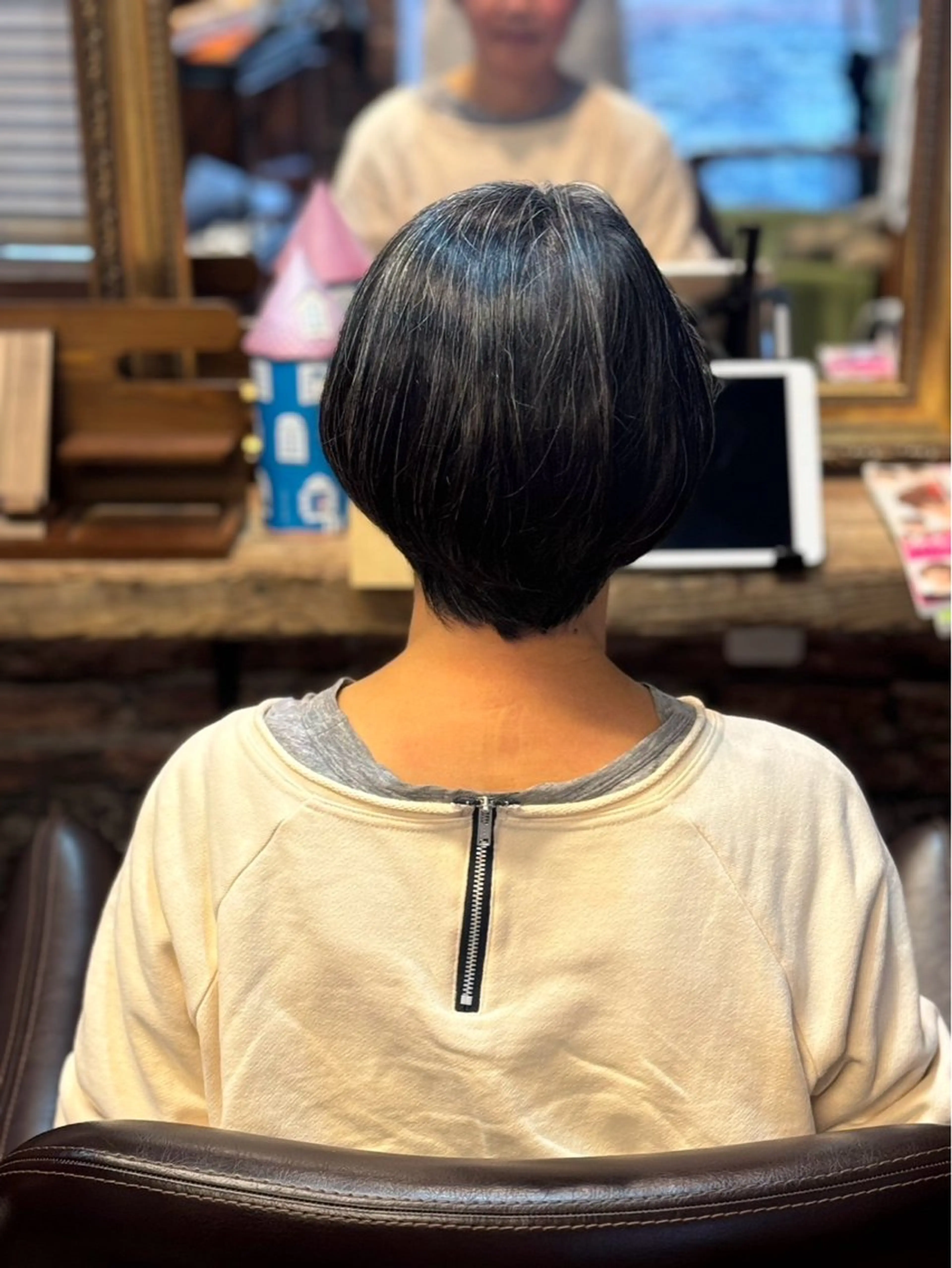 ショート くせ毛 カット クーペアセック所属・クーペアセック 神田のヘアスタイル