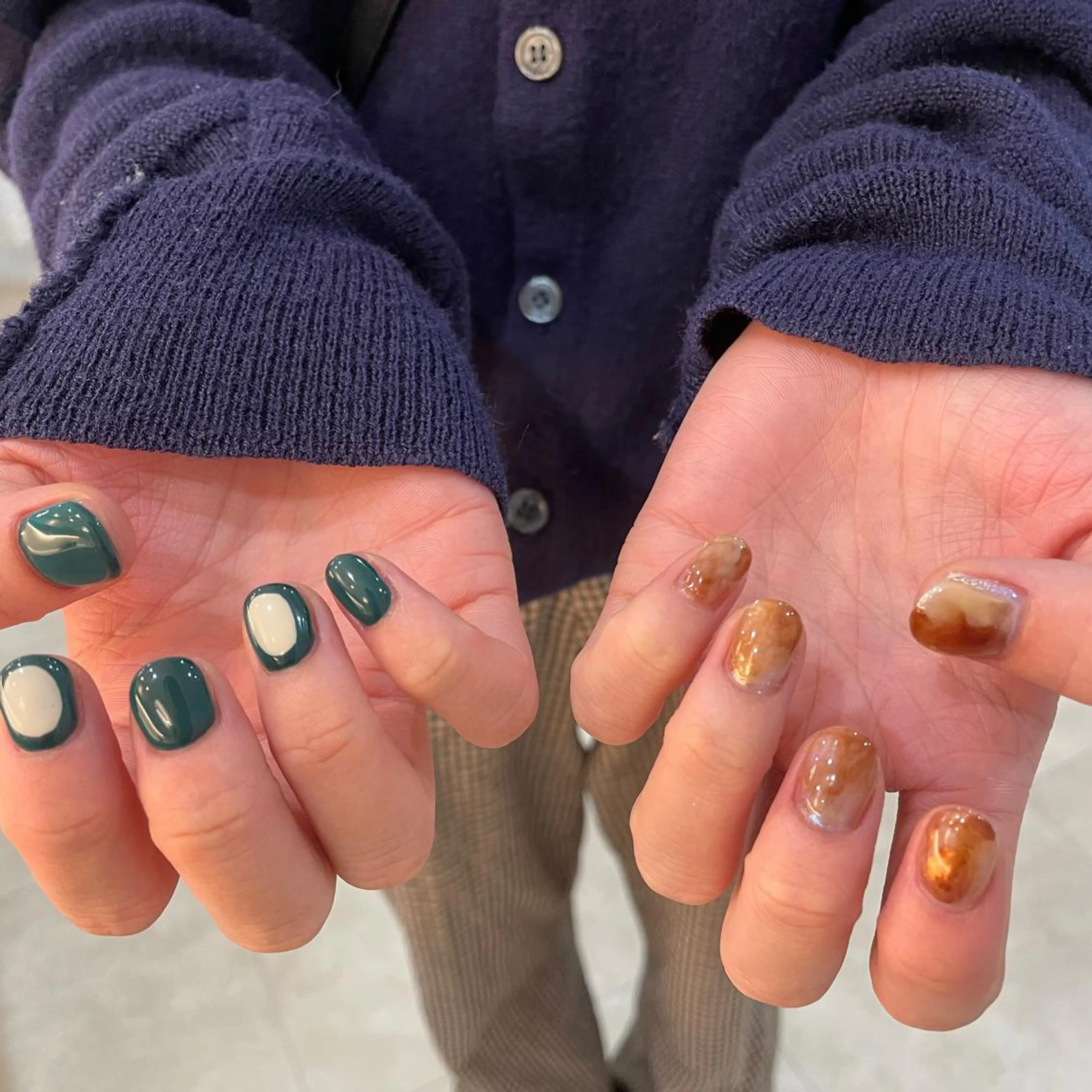 ネイル 栗田 ゆう子のネイルデザイン