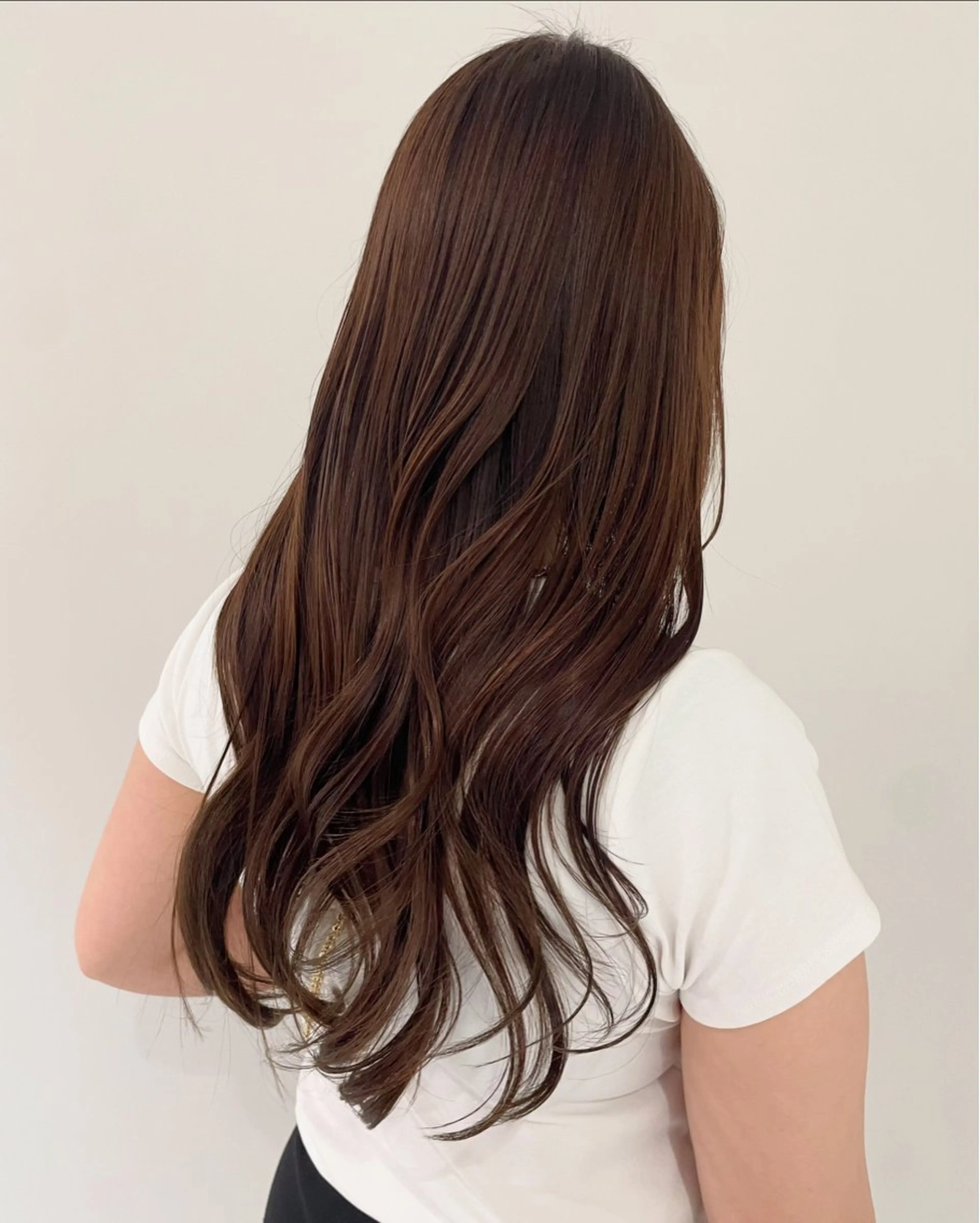 ロング カラー ベージュカラー ブラウンカラー ブラウンベージュ ヘアカラー 🧁艶カラー /アレンジ🎀くるみのヘアスタイル