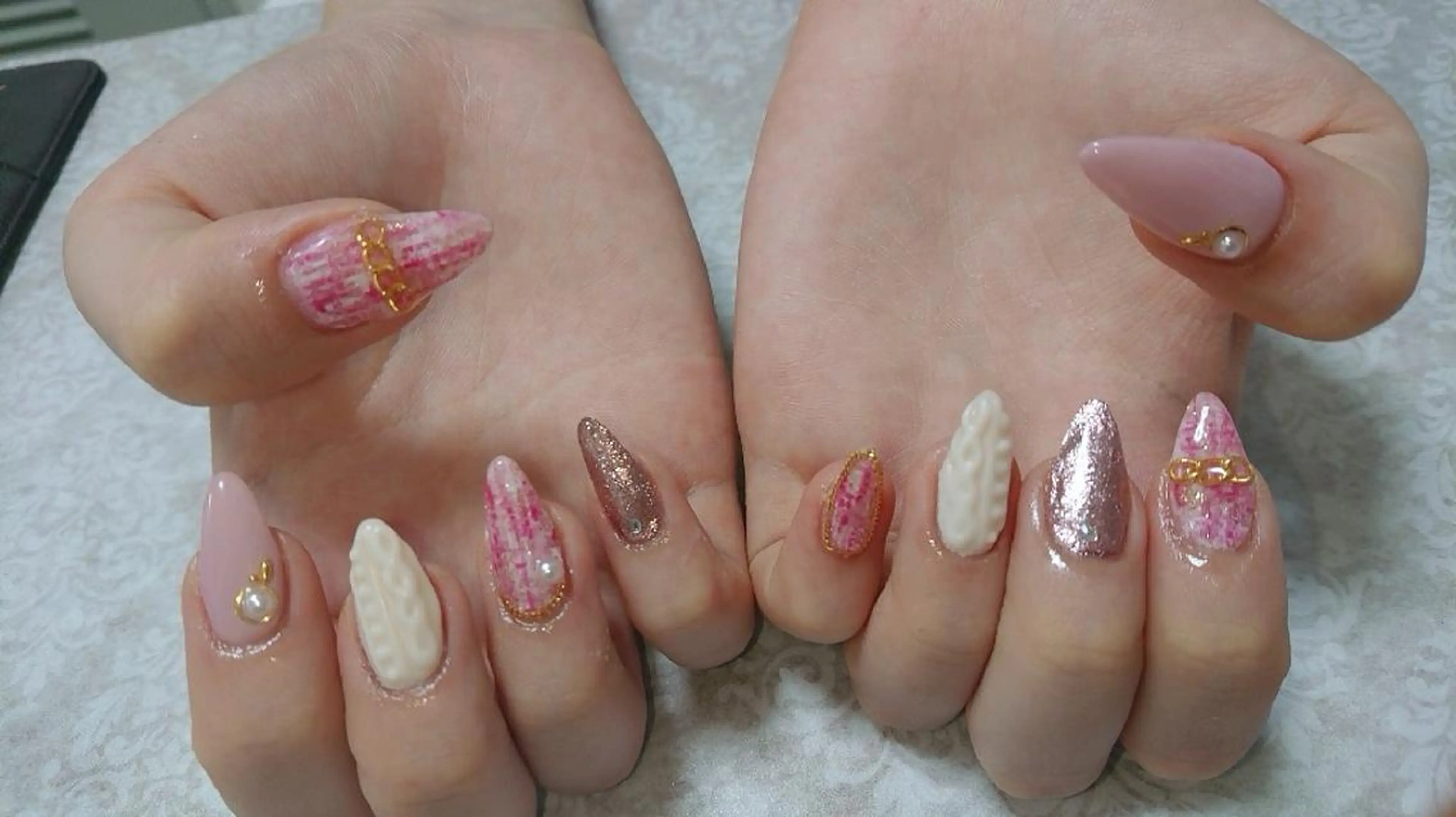 ネイル ツイードネイル JEWEL nailのネイルデザイン