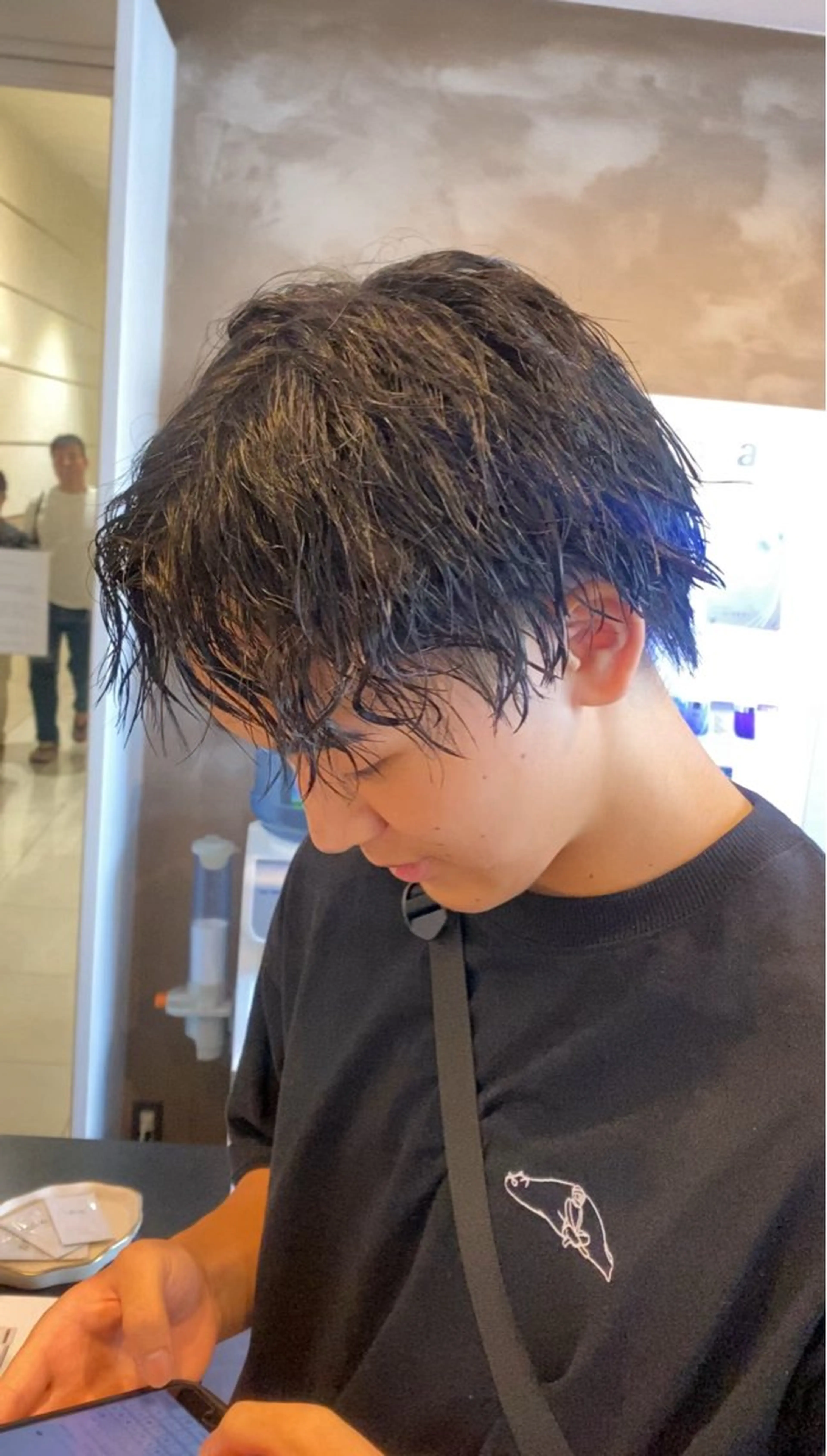 ショート パーマ メンズ カット パーマ STYLE所属・山本 勝巳のヘアスタイル