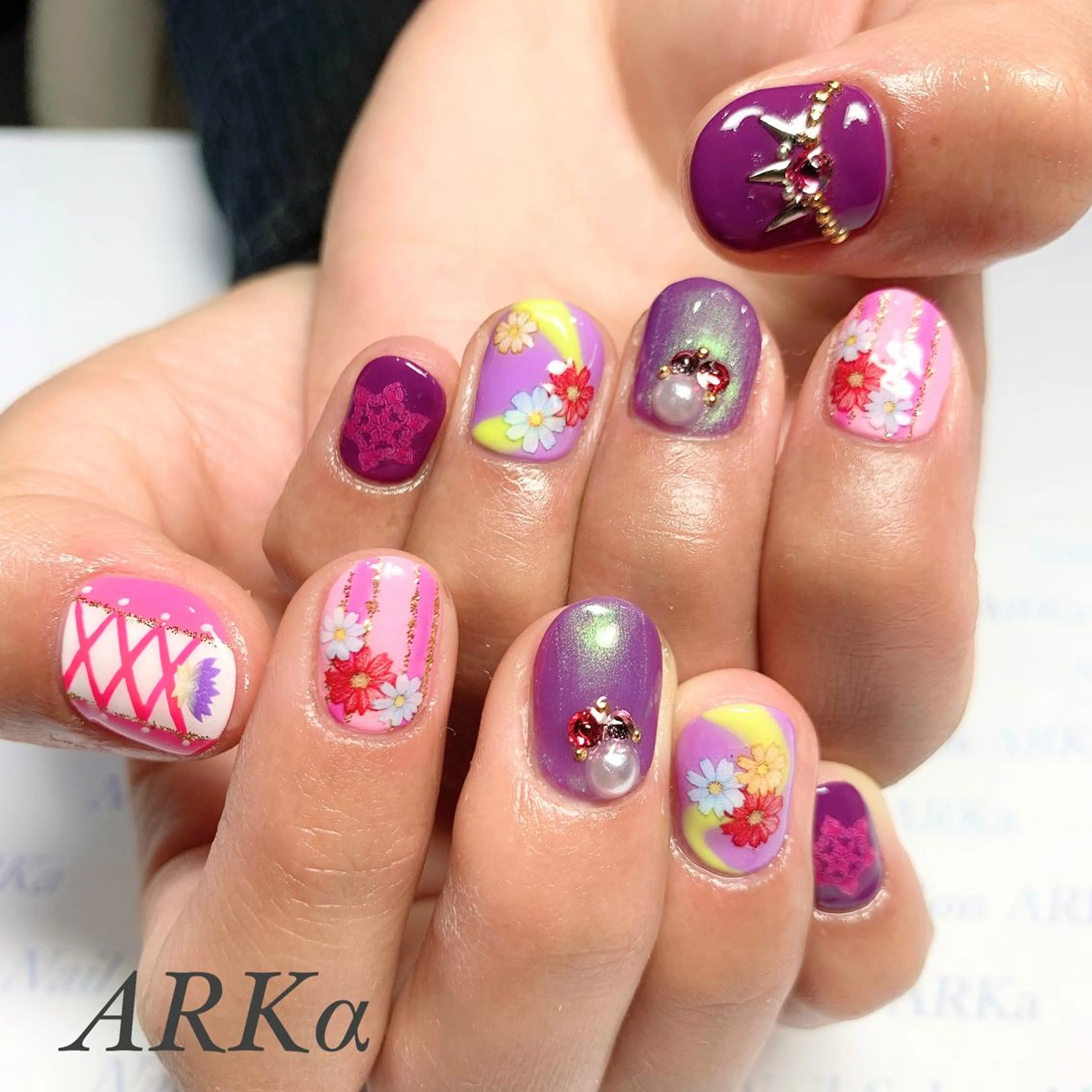 ネイル ハンドネイル Nailsalon ARKαのネイルデザイン