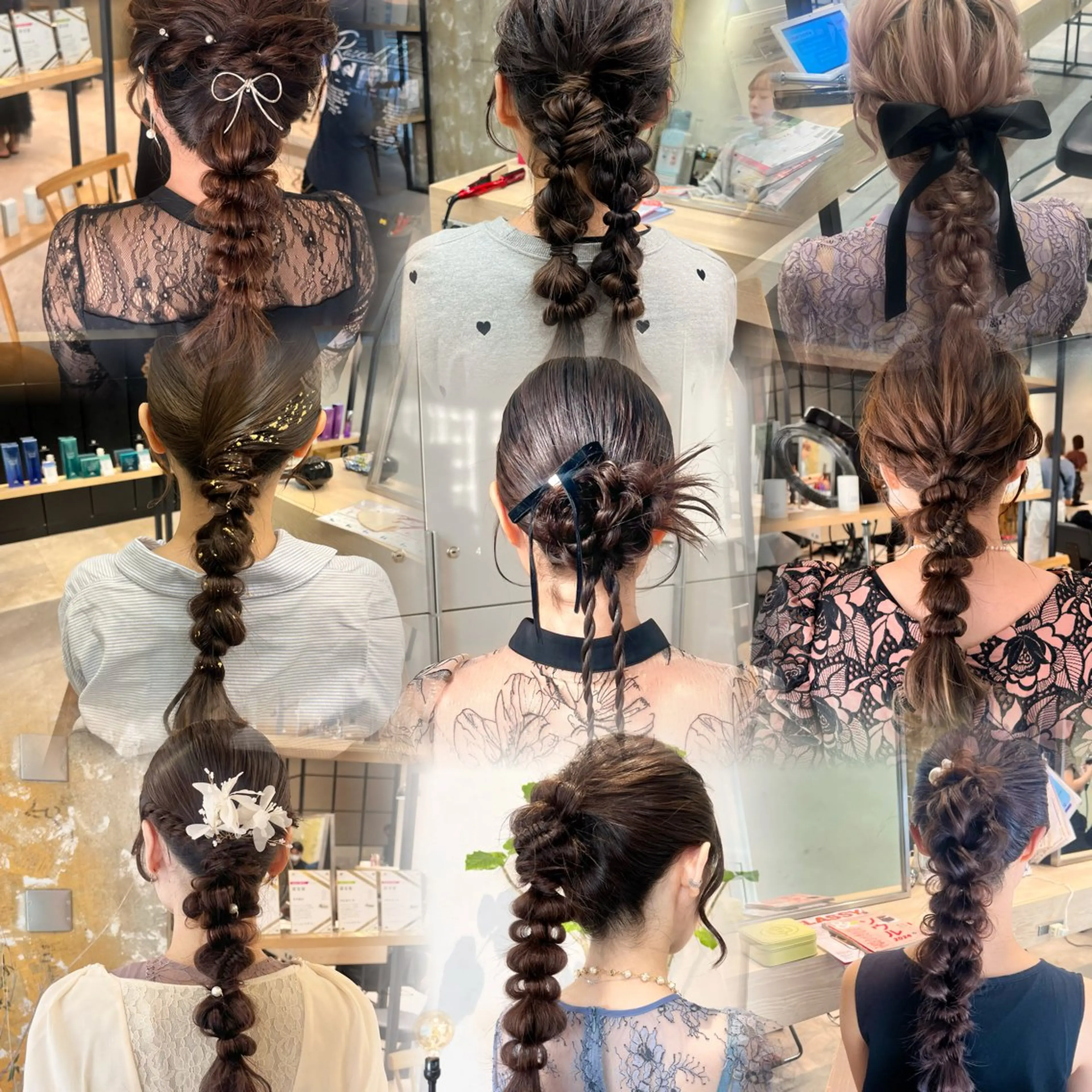 ヘアアレンジ ヘアセット 髪質改善/ブリーチ ツヤ髪/shiinaのヘアスタイル