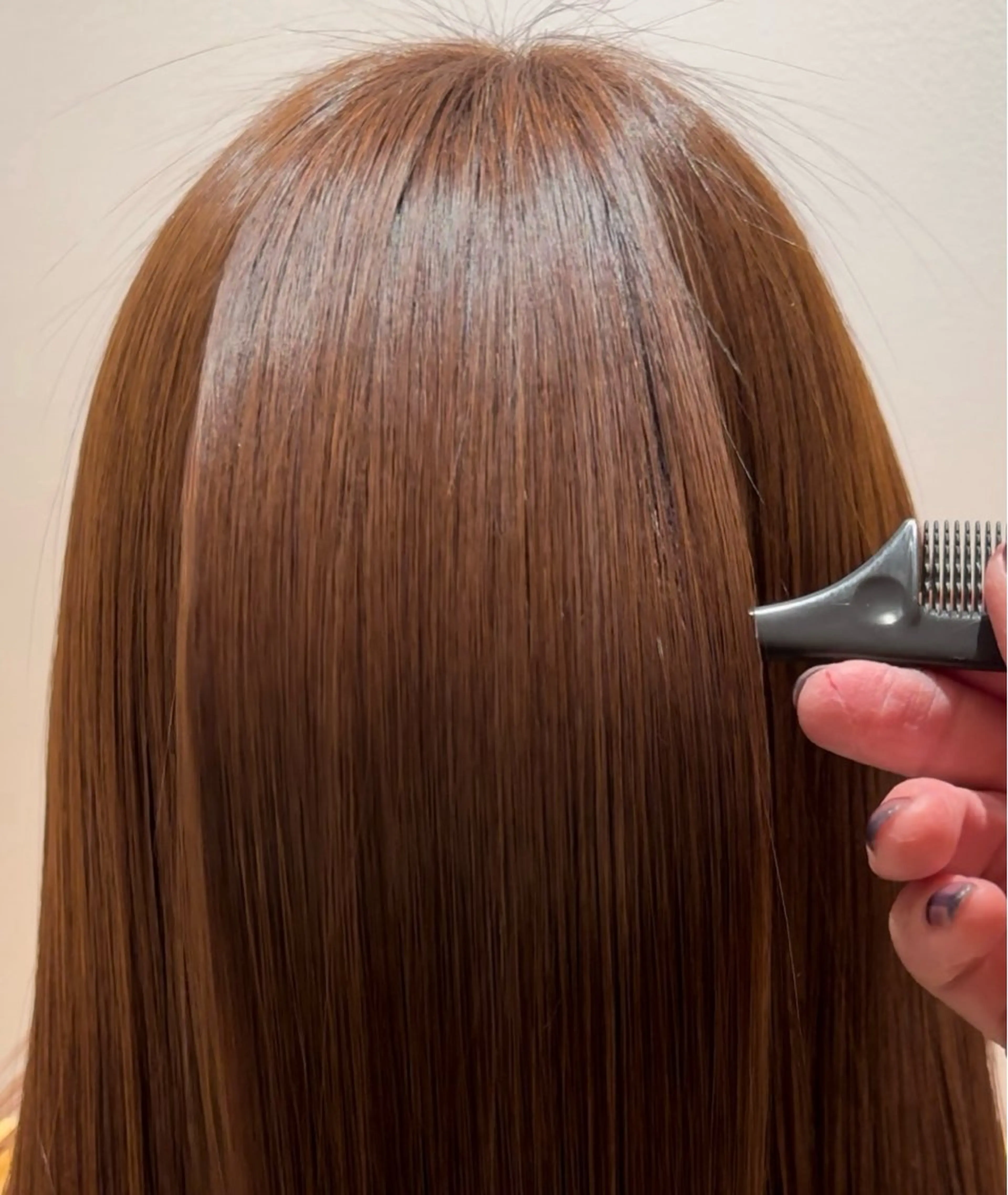 パーマ 髪質改善 ストレートパーマ 縮毛矯正 大平 愛弥のヘアスタイル