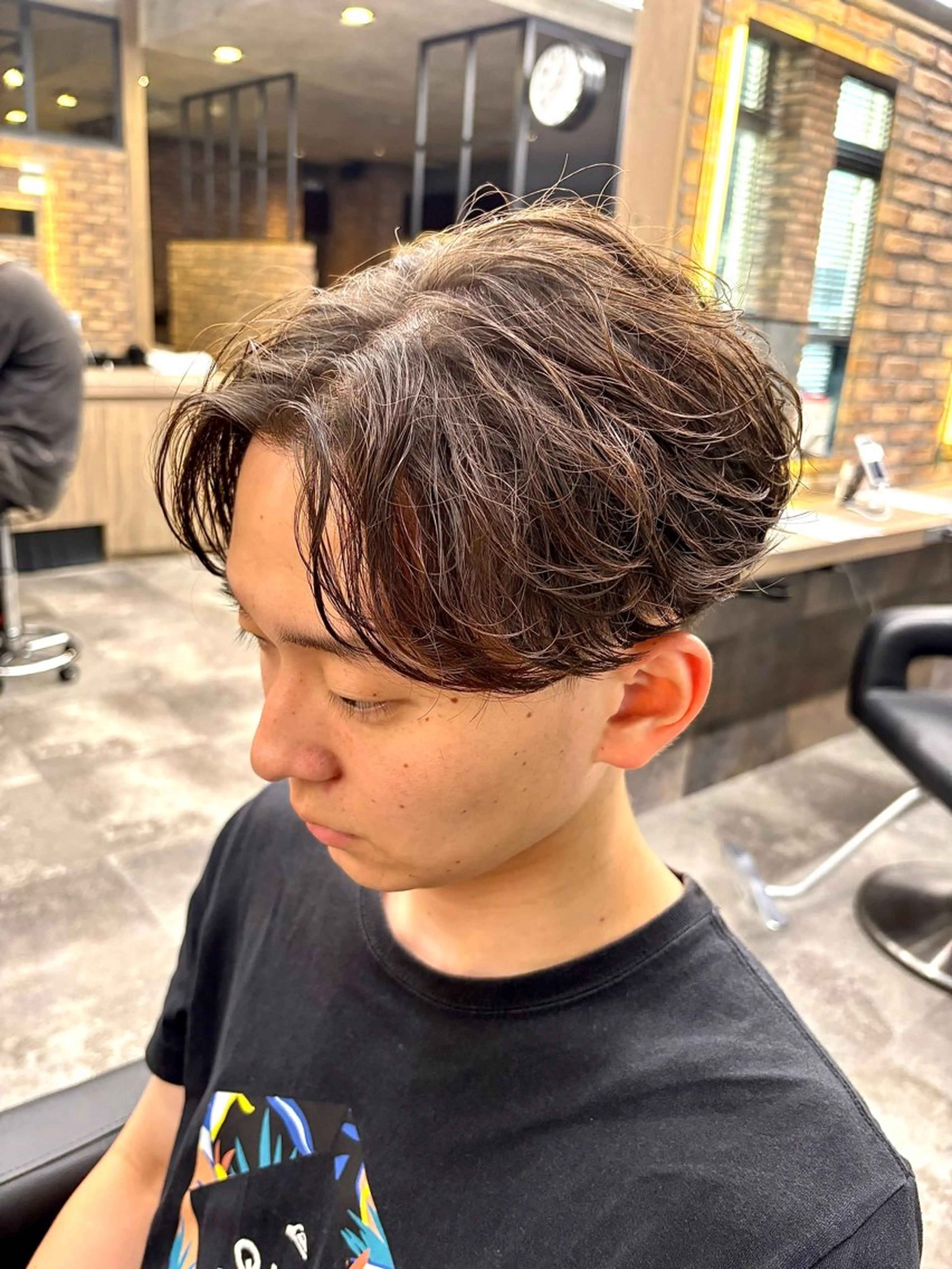 メンズ フェザーパーマ職人 🪽yutoのヘアスタイル