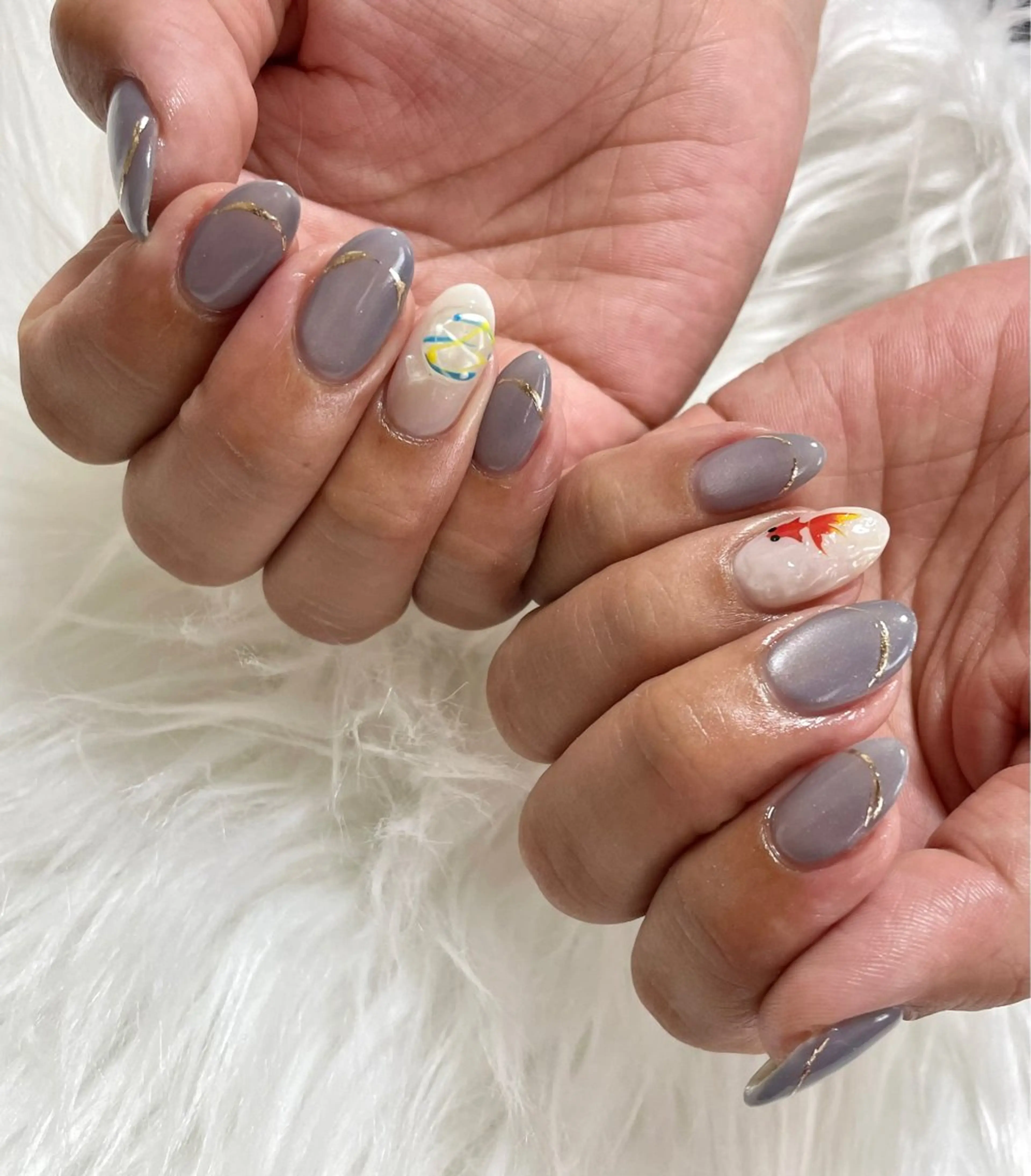 ネイル ハンドネイル nail salon HIRUKANAのネイルデザイン