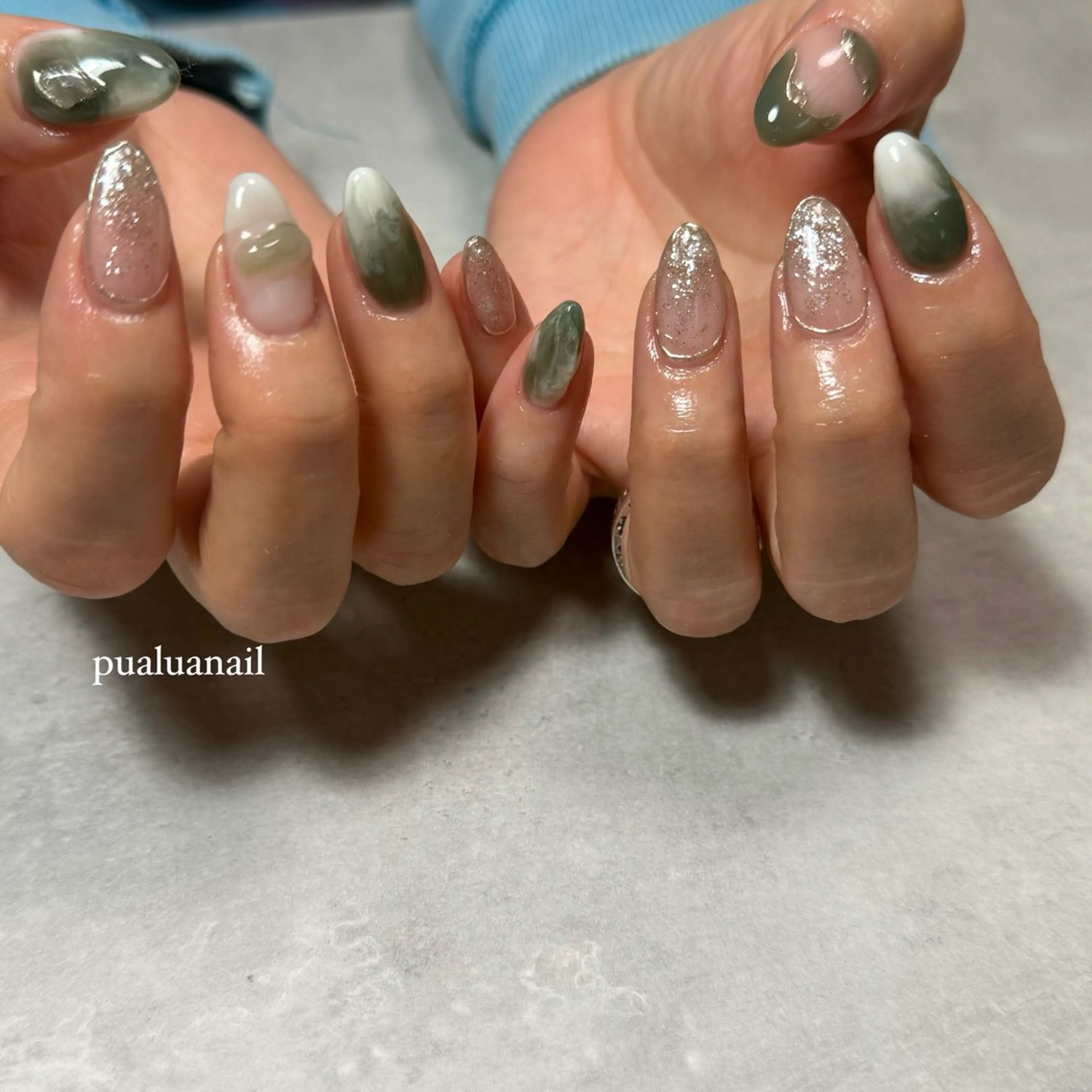 ネイル ハンドネイル pualua miharuのネイルデザイン