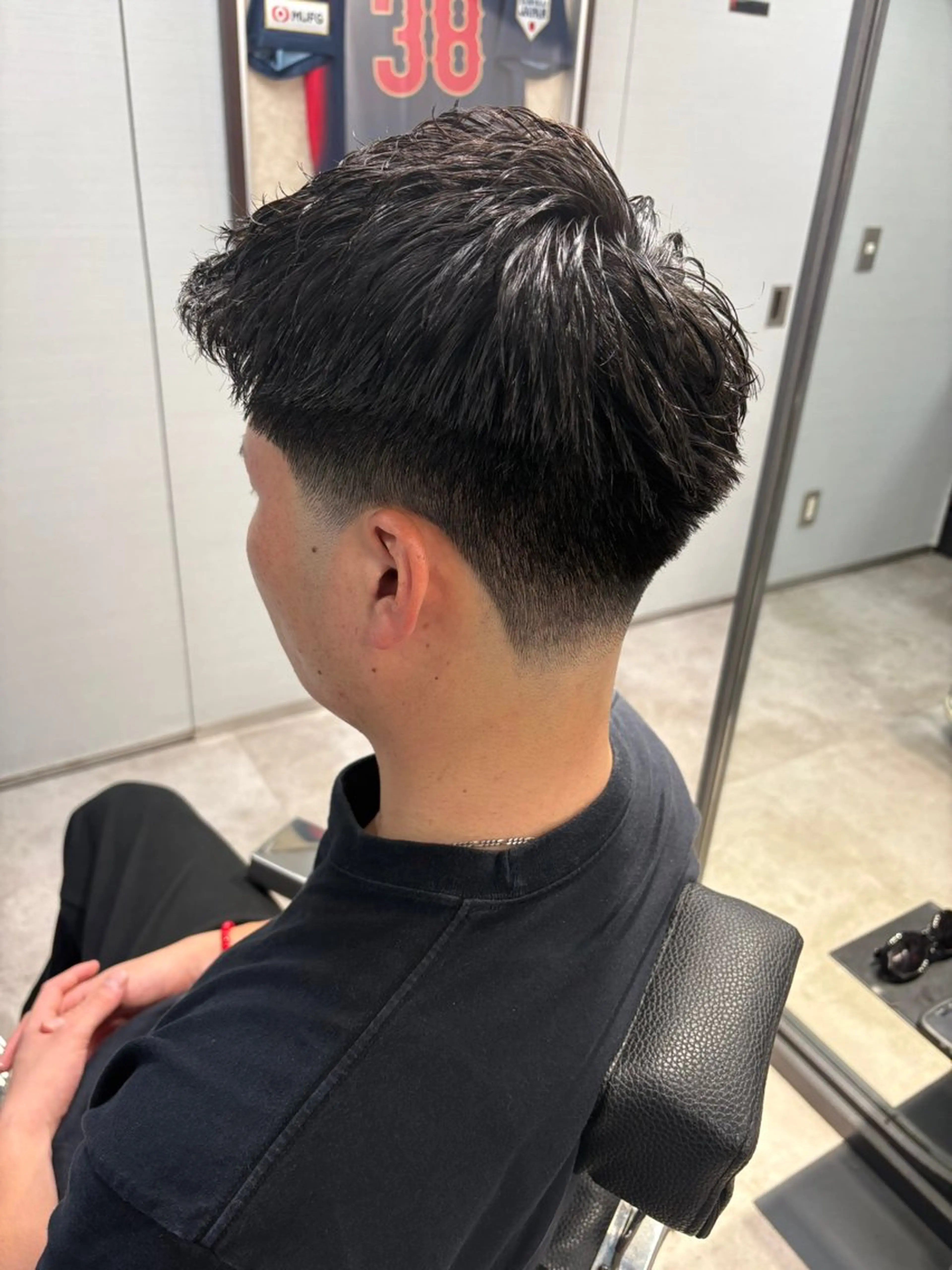 ショート パーマ メンズ カット パーマ INTRO SHIBUYA by Fi-Ne所属・💈メンズフェード 特化DAIYA💈のヘアスタイル