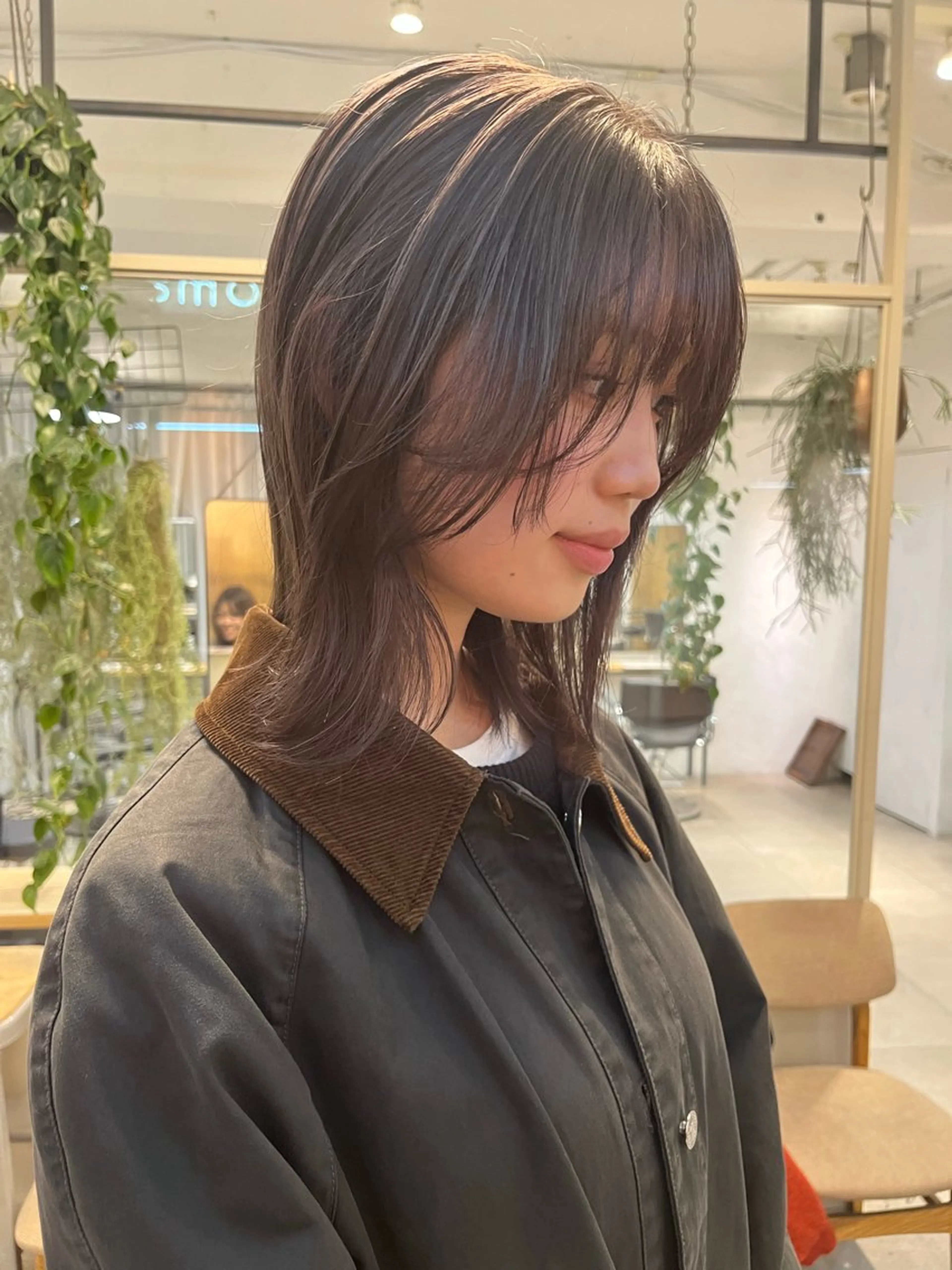 ミディアム カラー 透明感カラー カット ヘアカラー トリートメント ヨシダ トモキのヘアスタイル