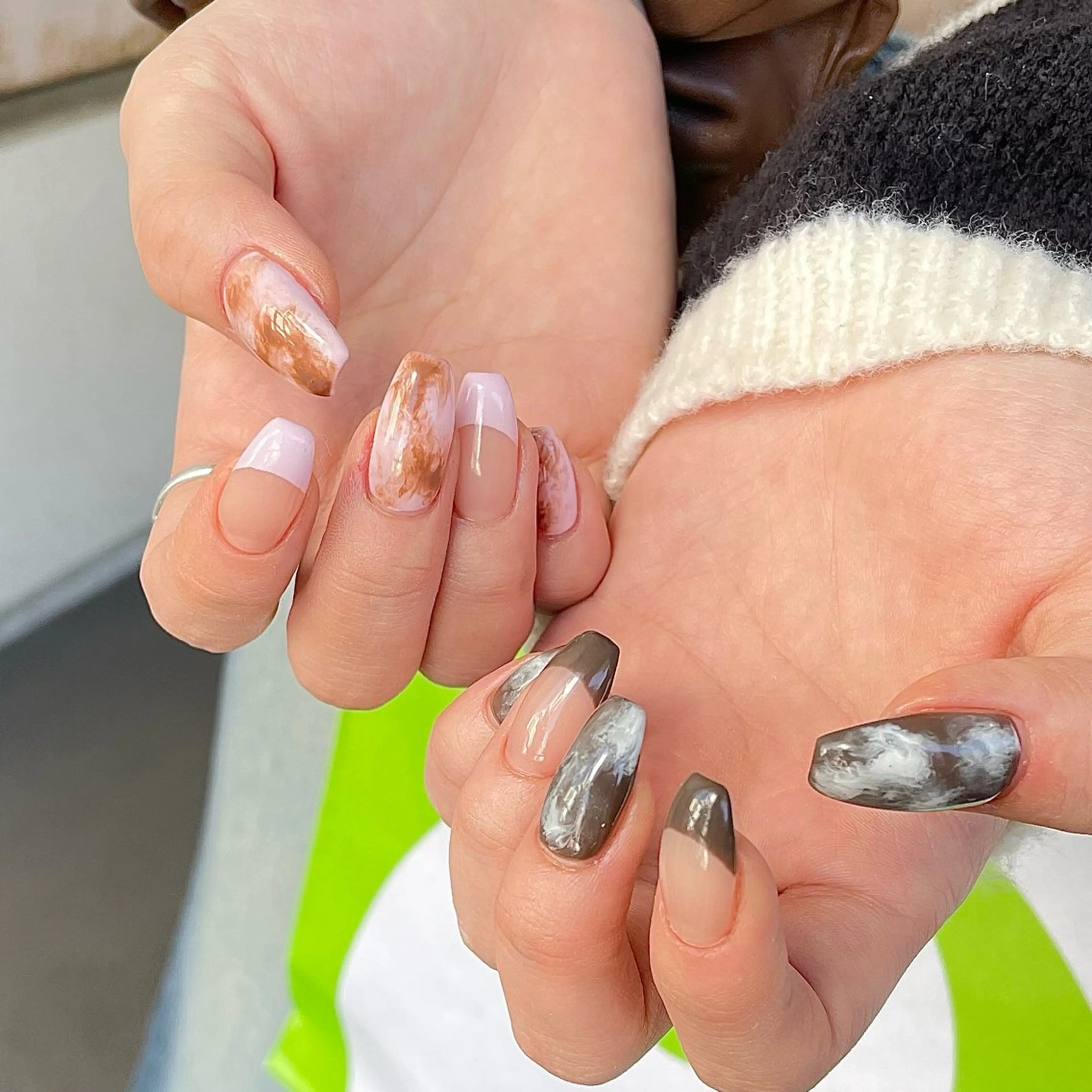 ネイル 持ち込み ハンドネイル Nailsalon BLOOM🌷 山崎のネイルデザイン