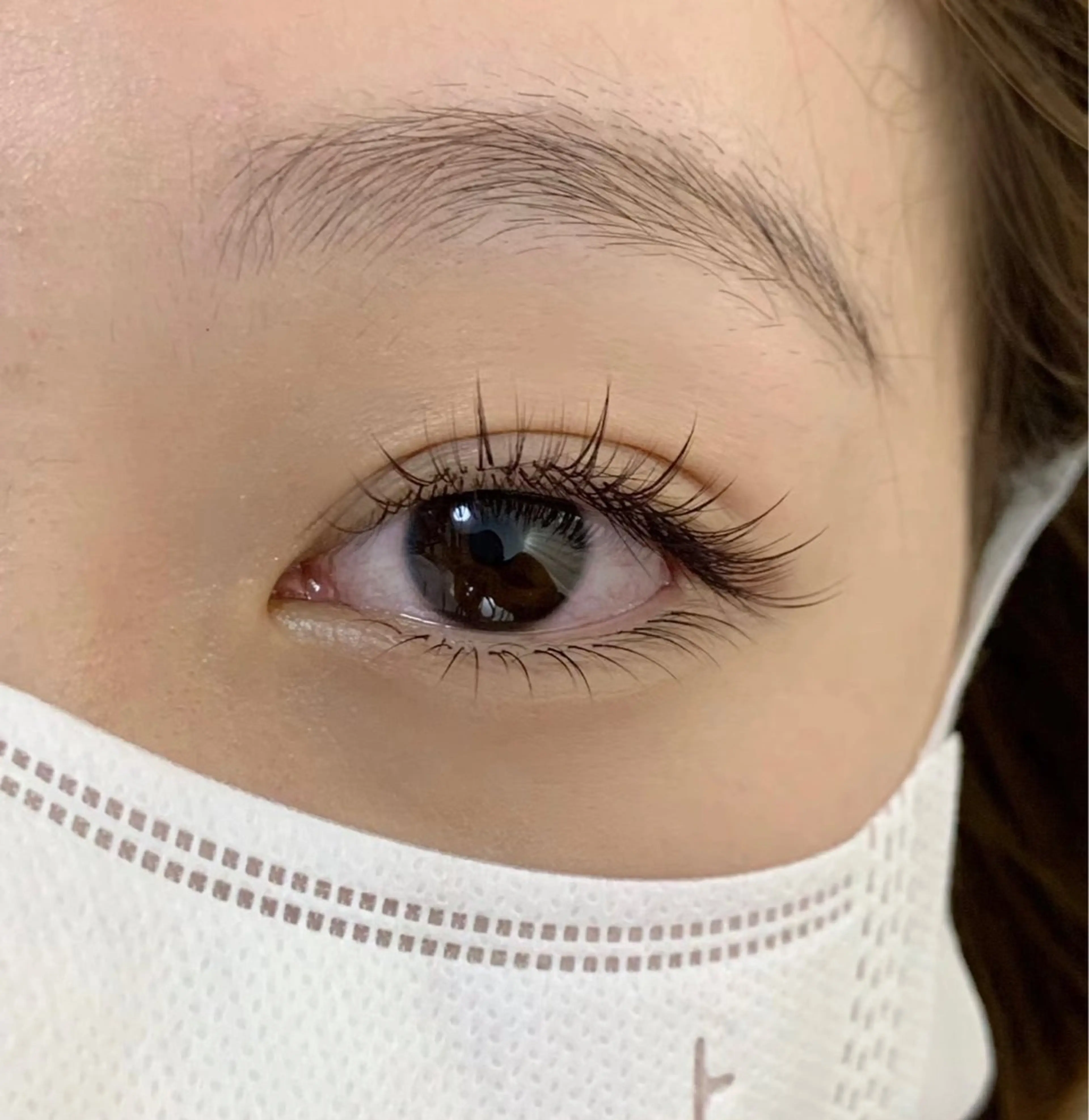 マツエク・マツパ バインドロック フラットラッシュ ナチュラル パリジェンヌラッシュリフト まつげパーマ YK 美學院のネイルデザイン