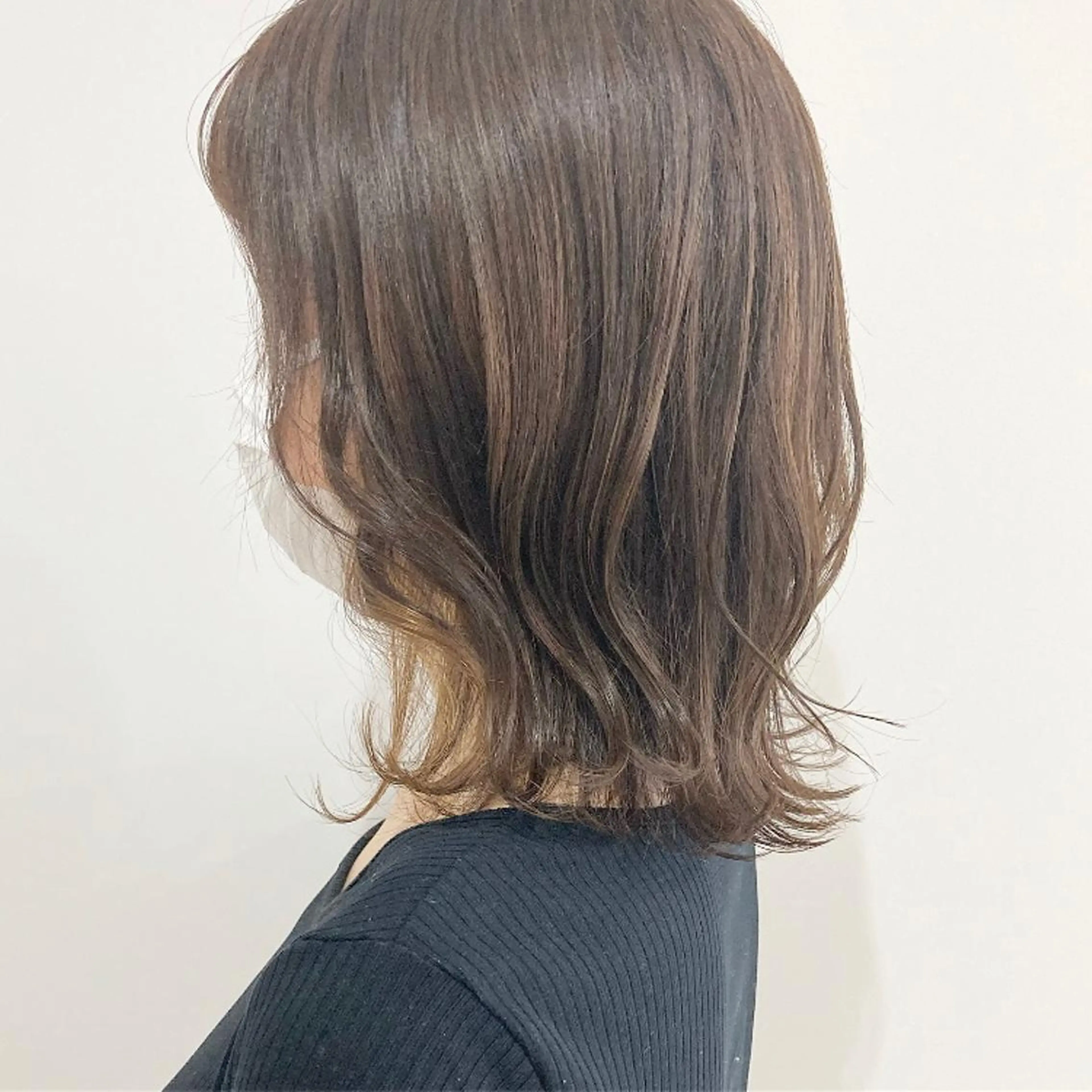 ミディアム カラー ブリーチ インナーカラー ブリーチなしカラー お洒落パーマ/ 艶カラー/michiのヘアスタイル