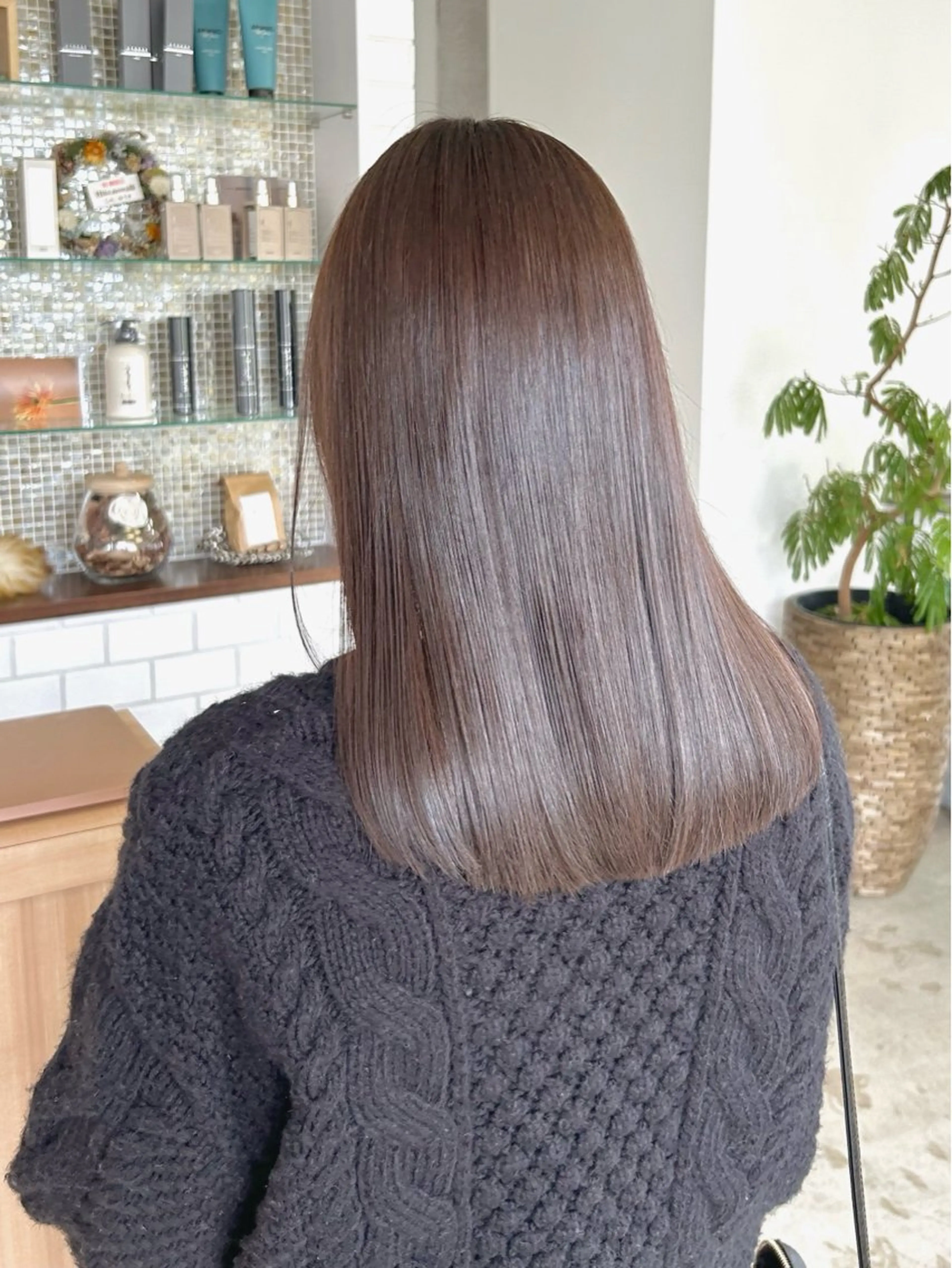 カラー ブラウンカラー 津田 七美希のヘアスタイル