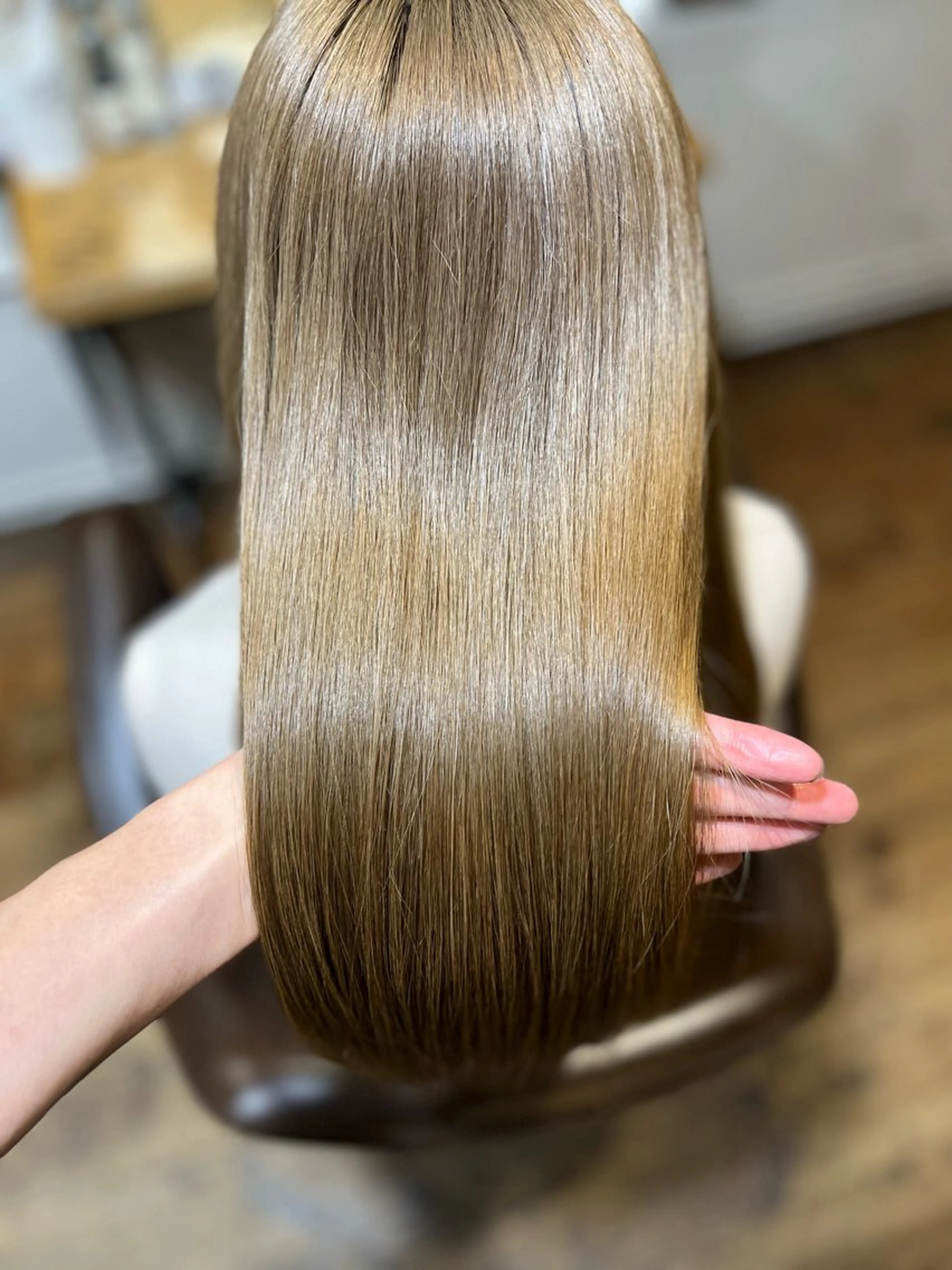 ロング カット 縮毛矯正 縮毛矯正特化 コグスリのヘアスタイル