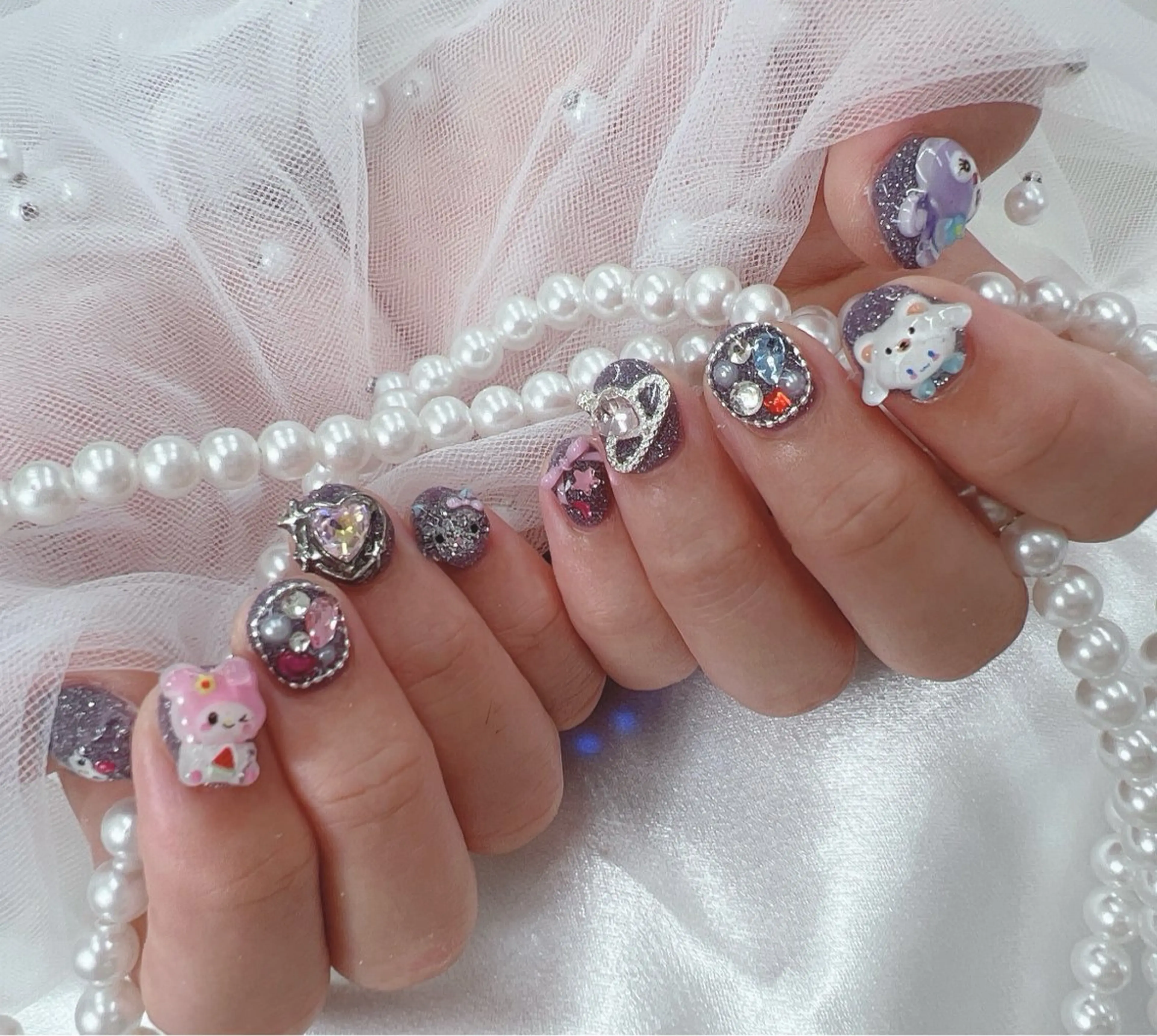 ネイル ハンドネイル bijou nails所属・bijou nails　蓮のネイルデザイン