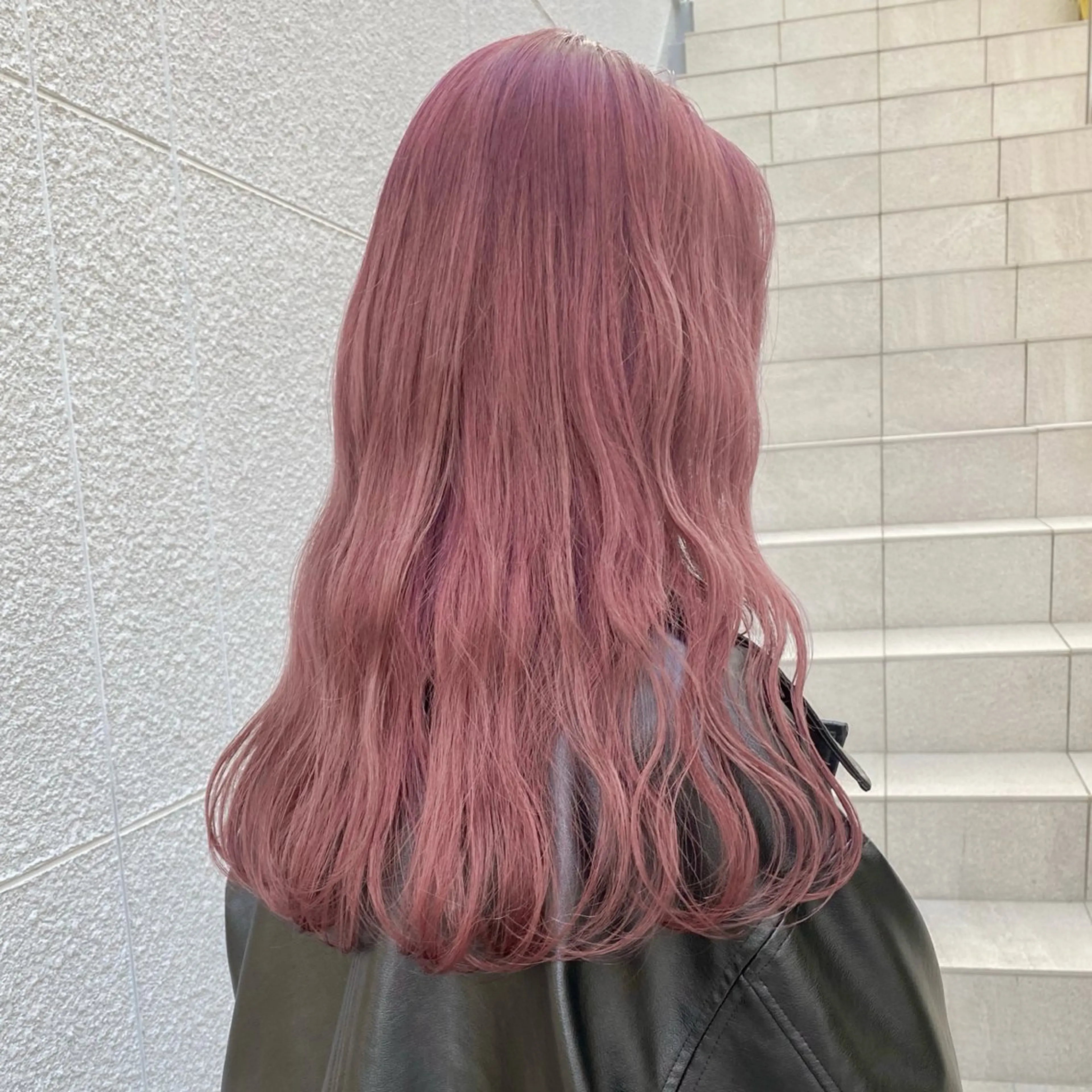 ロング カラー ヘアアレンジ 💗💗韓国レイヤー yu-ki💗💗のヘアスタイル