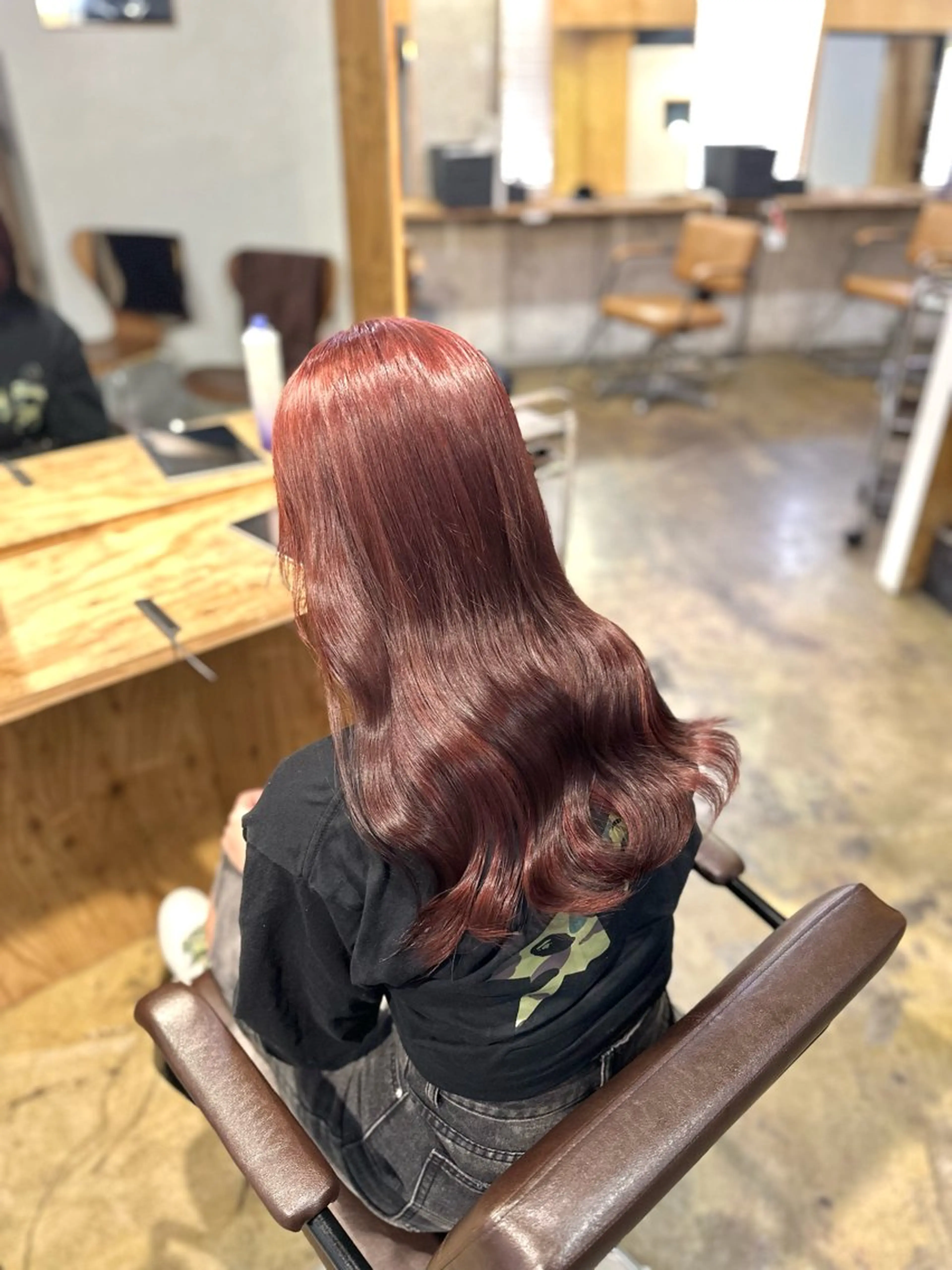 ロング カラー ヘアカラー トリートメント ︎︎カイ ミズキ 🐰𝜗𝜚のヘアスタイル