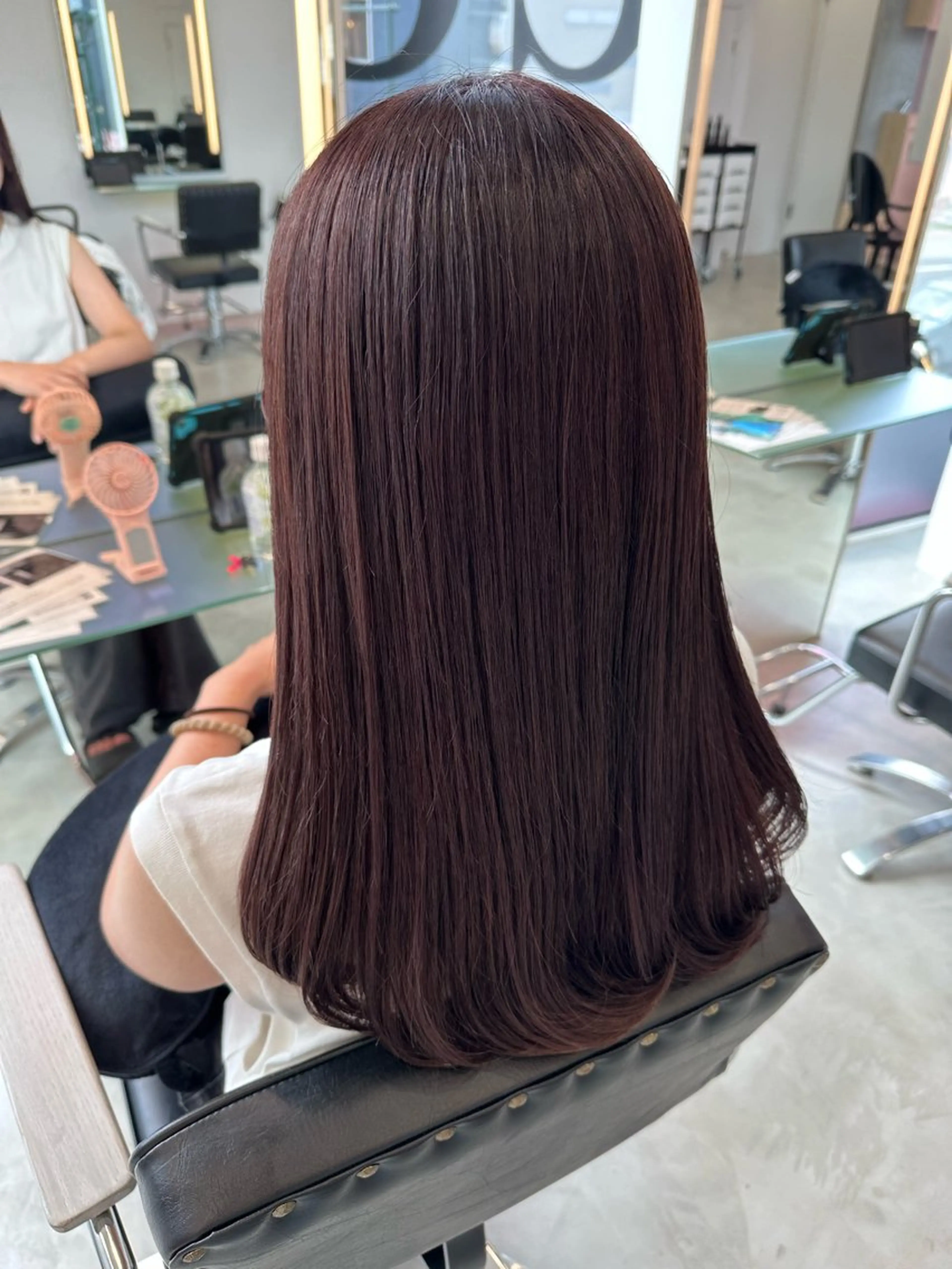ロング カラー 中山 まどかのヘアスタイル