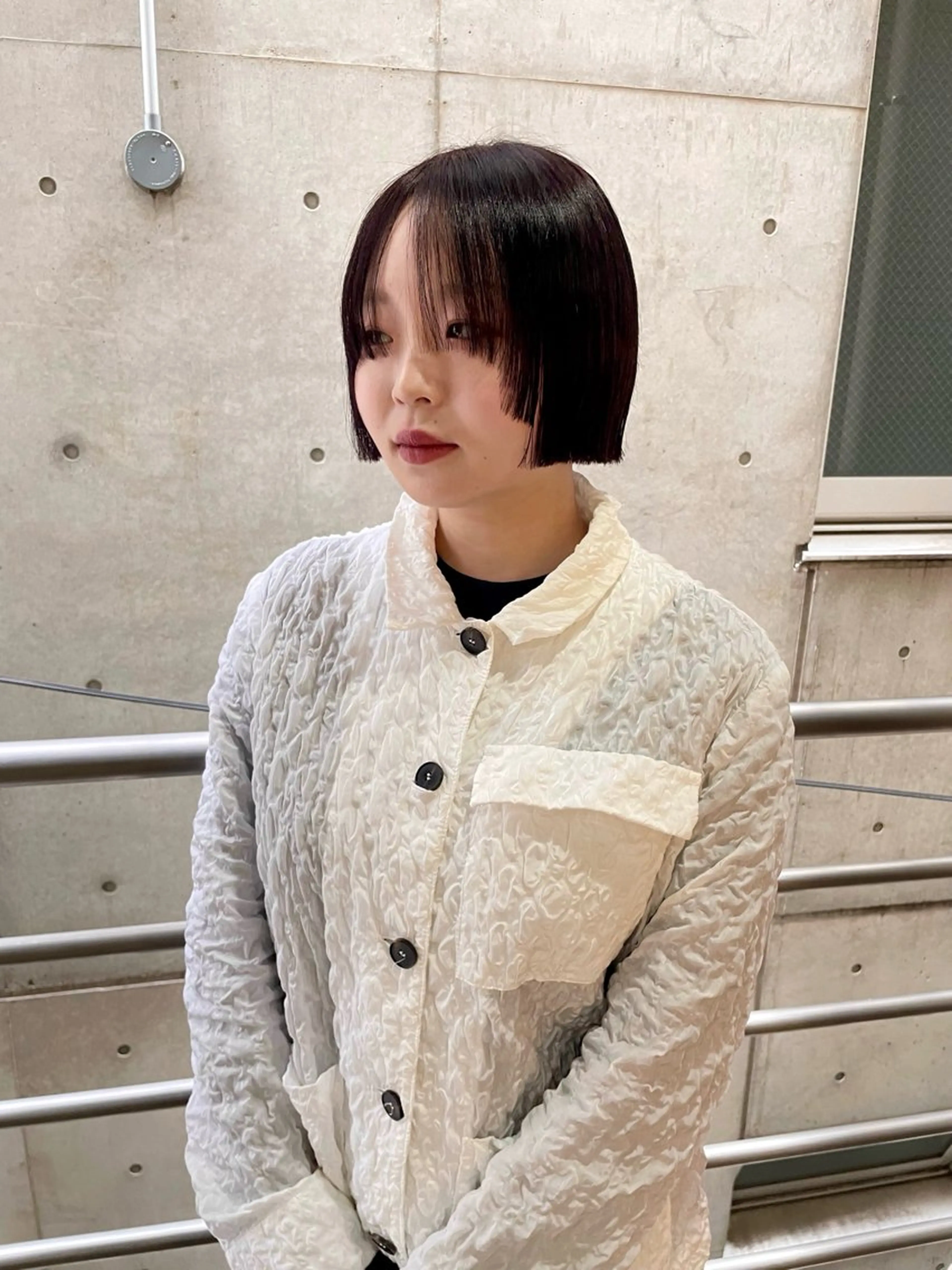 ショート カラー ヘアカラー satsuki ito/暖色、パーマのヘアスタイル