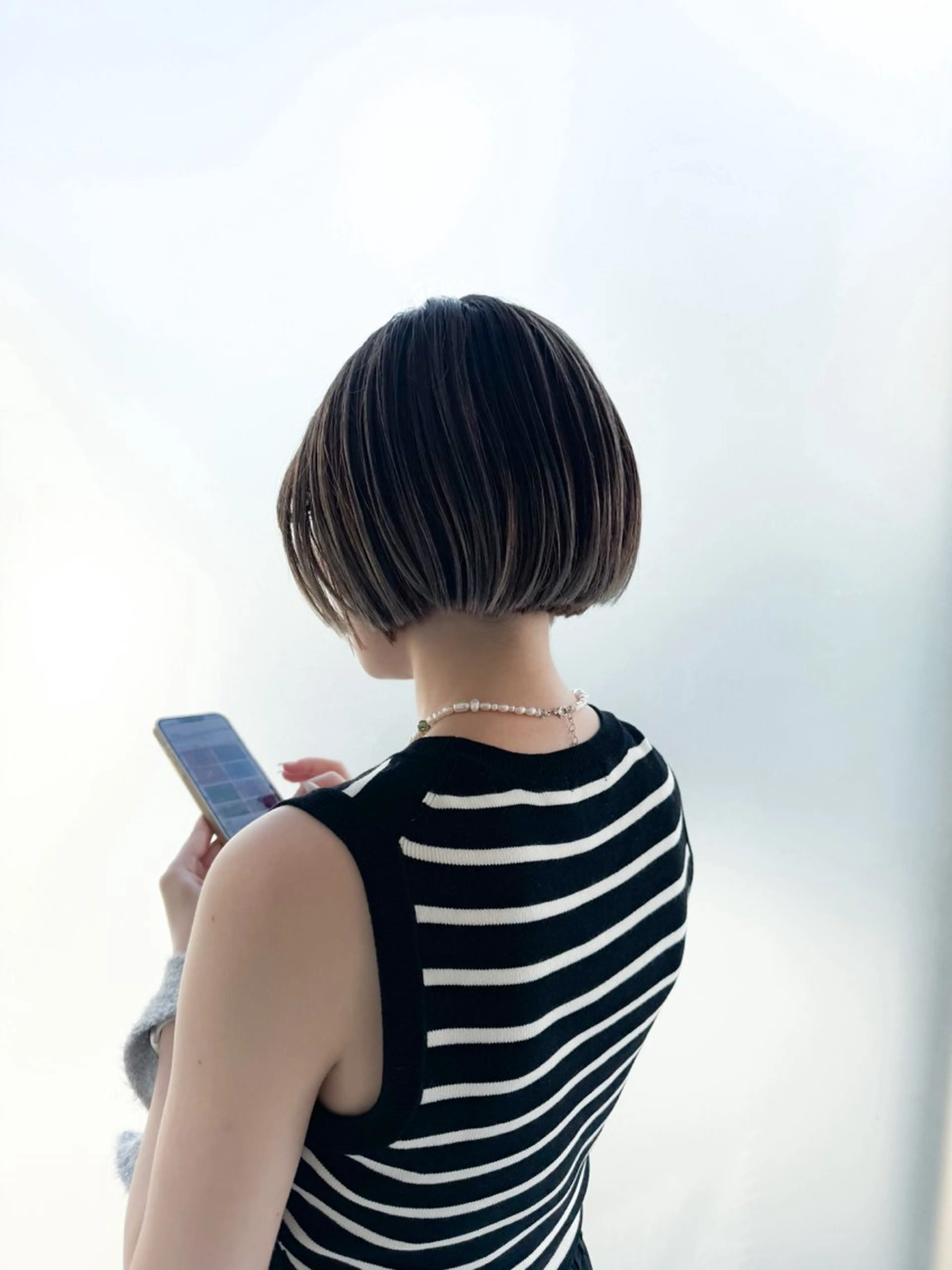 ショート カラー ヘアカラー 椎葉 祐也のヘアスタイル