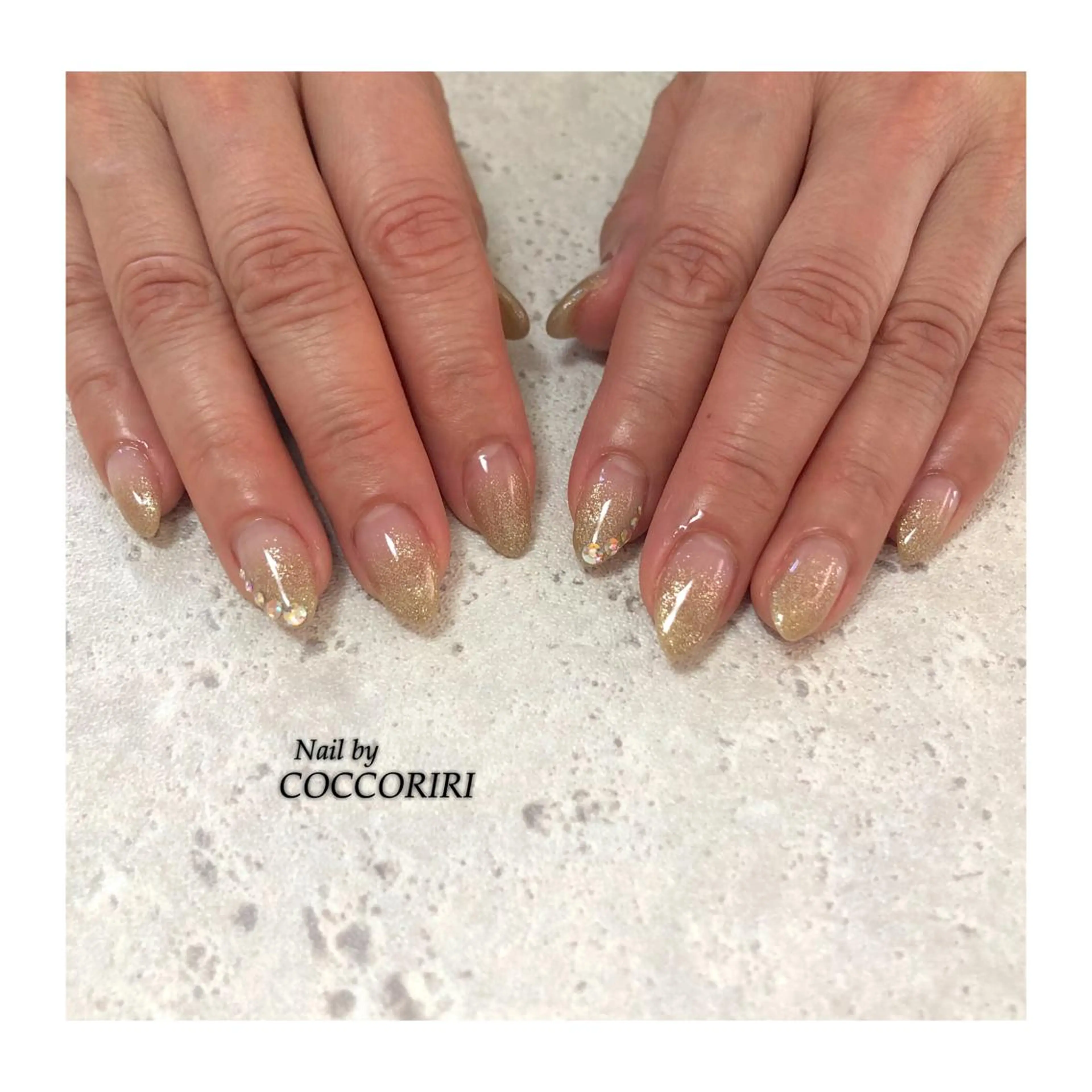 ネイル アートネイル グリーン 大理石ネイル(マーブル) ミラーネイル ニュアンスネイル ensowa✱laf NAILのネイルデザイン