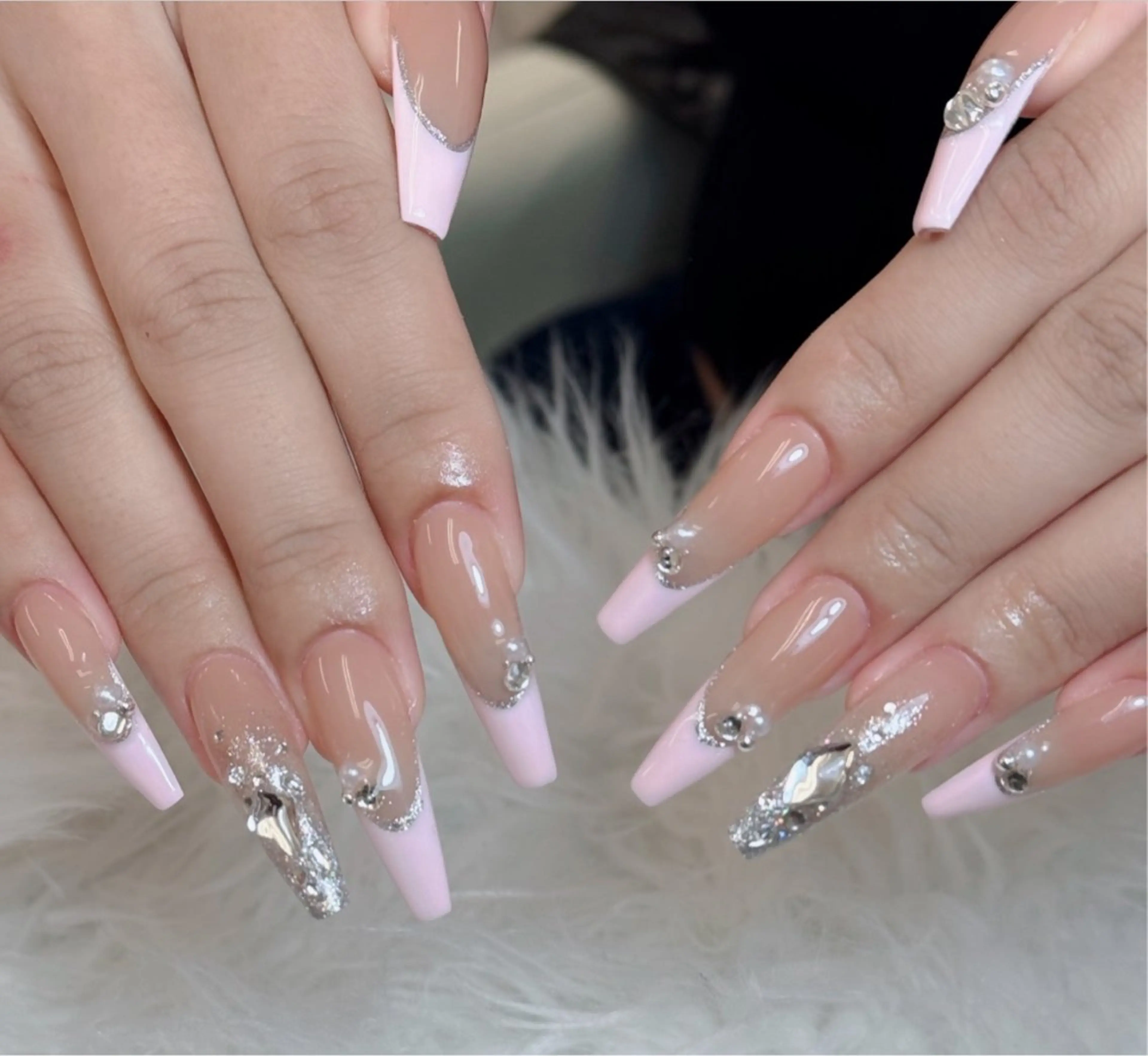 ネイル ジェルネイル 韓国ネイル マグネットネイル ネイルチップ 冬ネイル Lenie Nail Salonのネイルデザイン