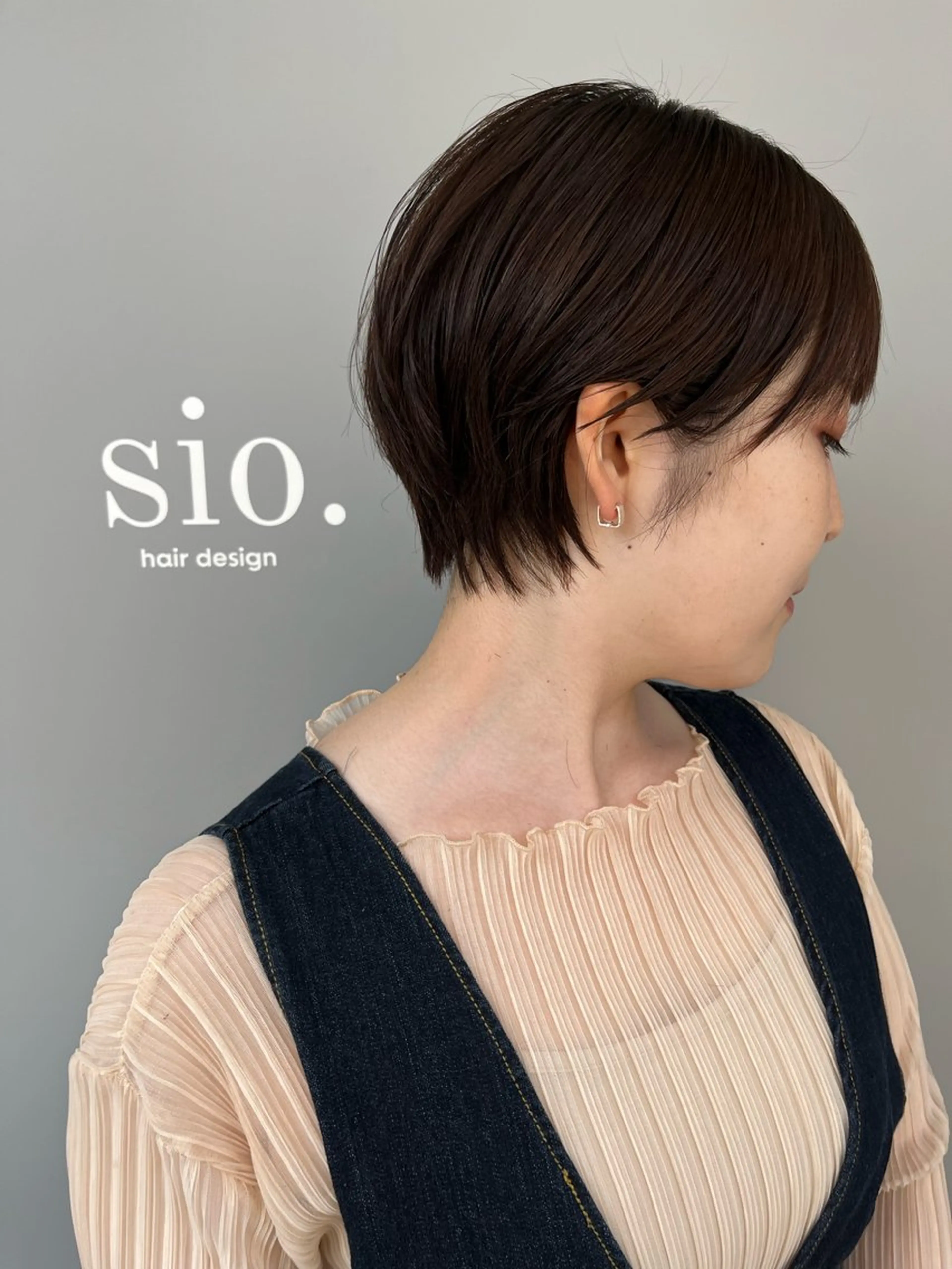 ショート カット ヘアカラー 西新/siohair 似合わせ/石尾刻矢のヘアスタイル