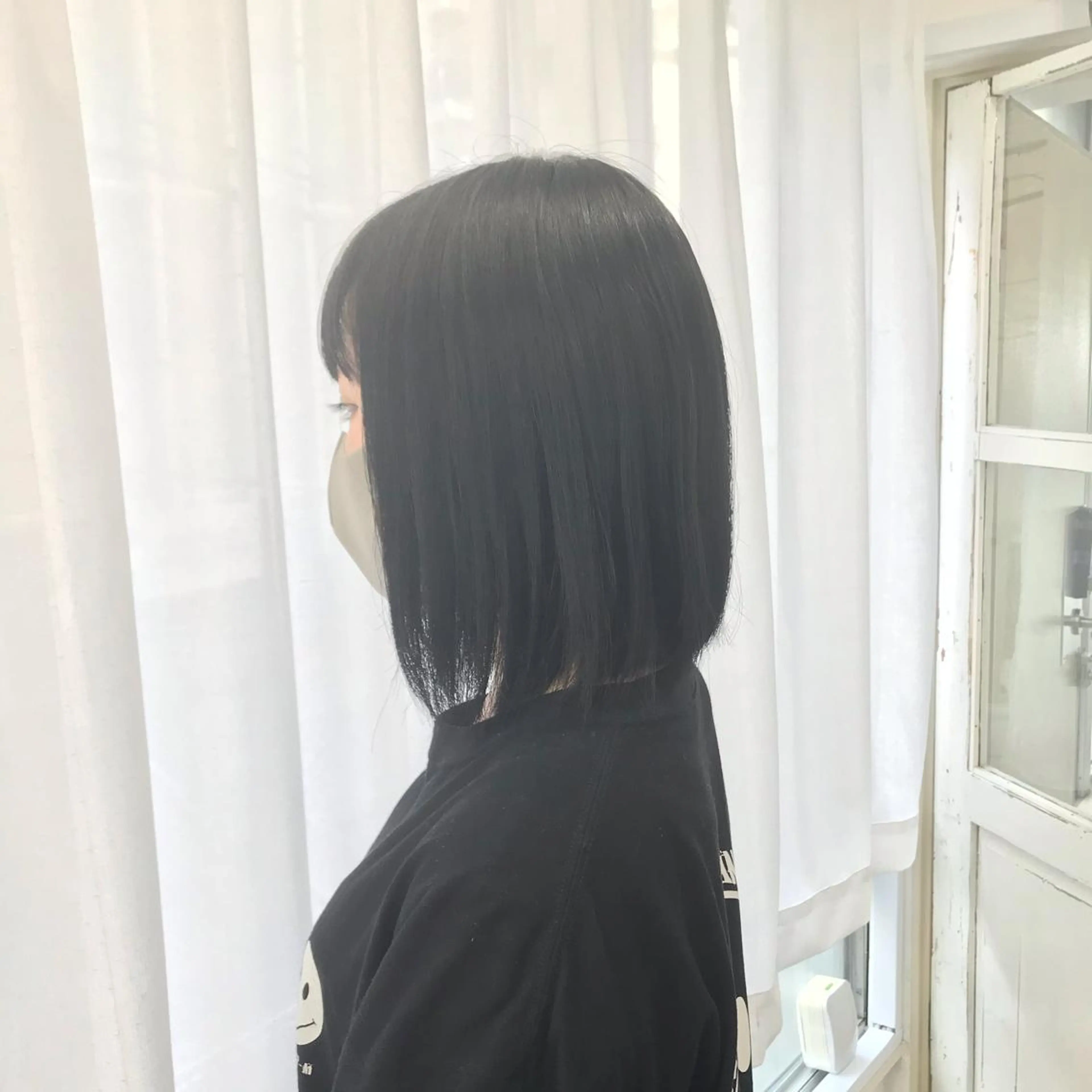 ショート カラー ネイビーカラー ボブ ていねい技術No.1 🌈諏訪 健太のヘアスタイル