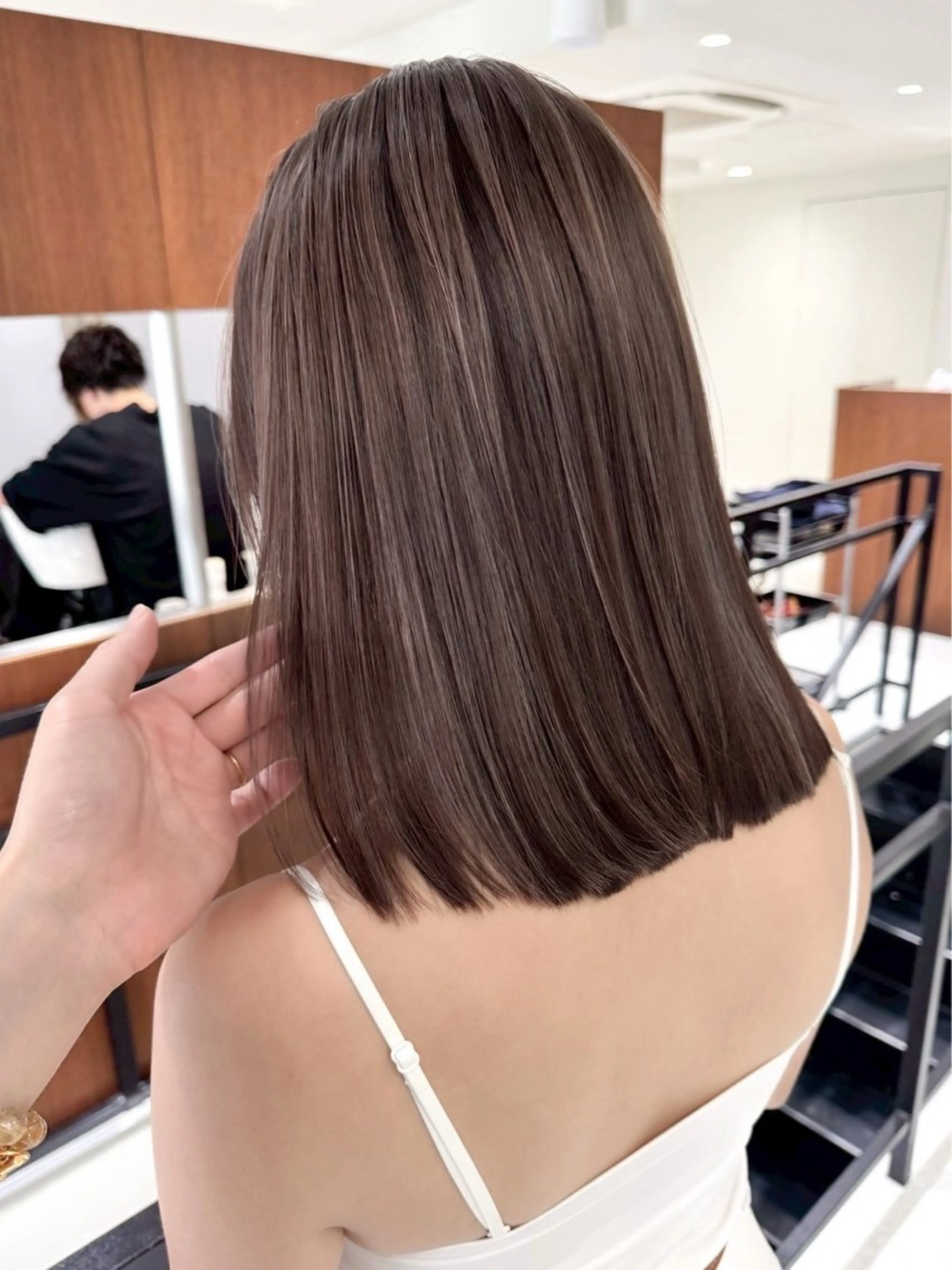 ミディアム カラー カット ヘアカラー ✨レイヤーカット/透 名感カラー特化✨のヘアスタイル