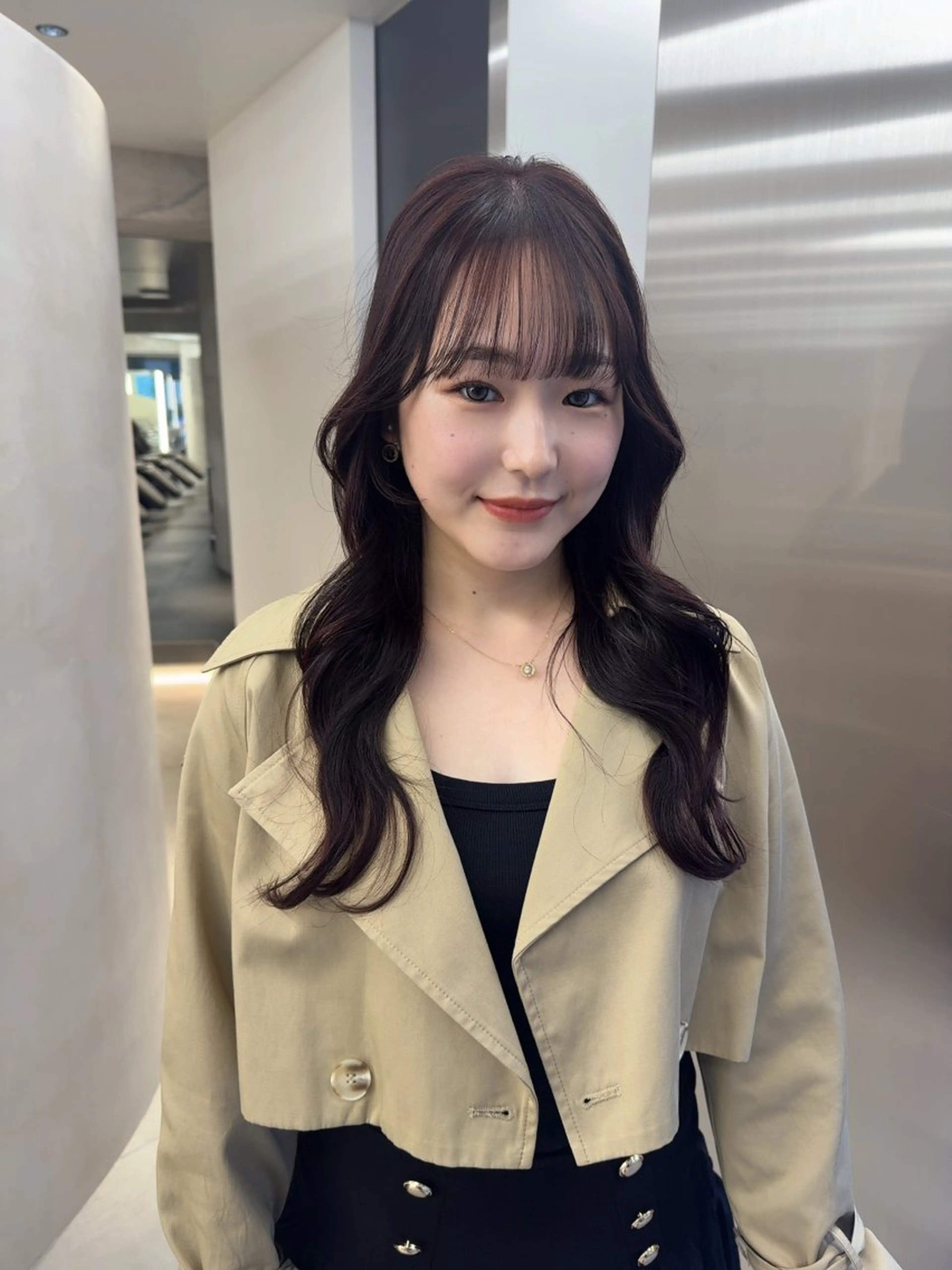 ロング カラー カット ヘアカラー MIES amane(アマネ)のヘアスタイル