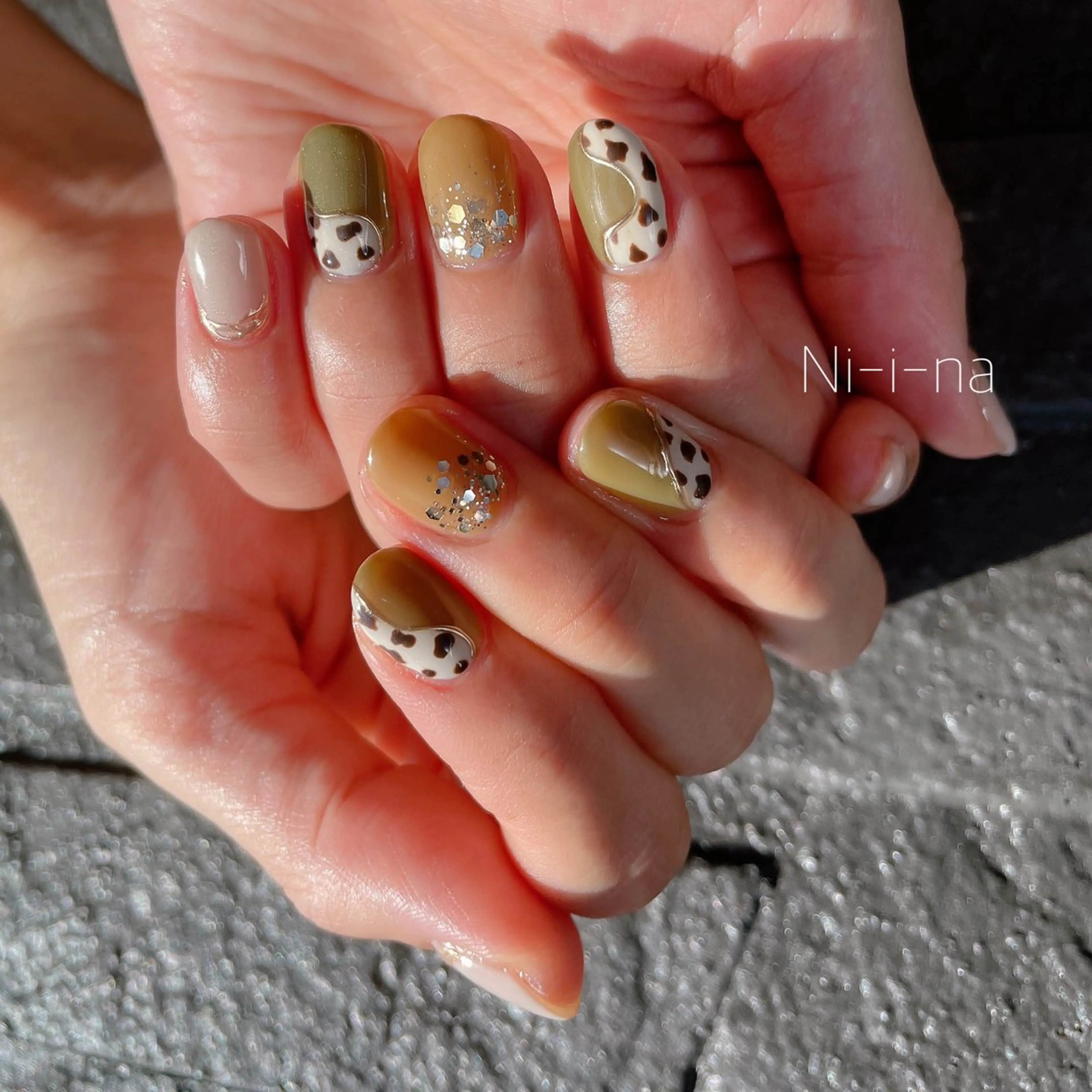 ネイル ハンドネイル nail salon Ni-i-naのネイルデザイン