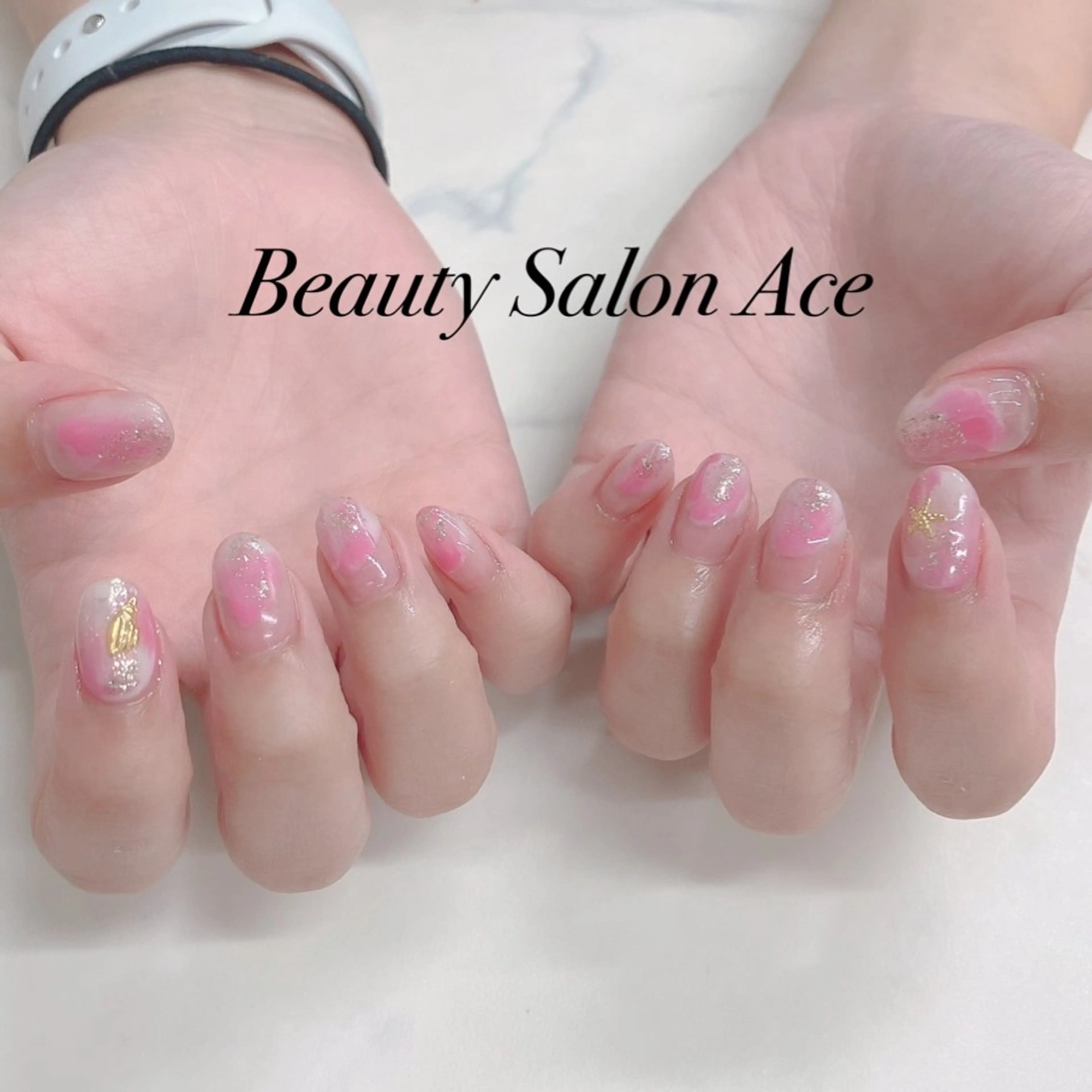 ネイル メンズネイル 夏ネイル ハンドネイル ハンドケア Beauty Salon Ace（ネイルサロン　エース）所属・池袋フィルイン Ace♡長さだしのネイルデザイン