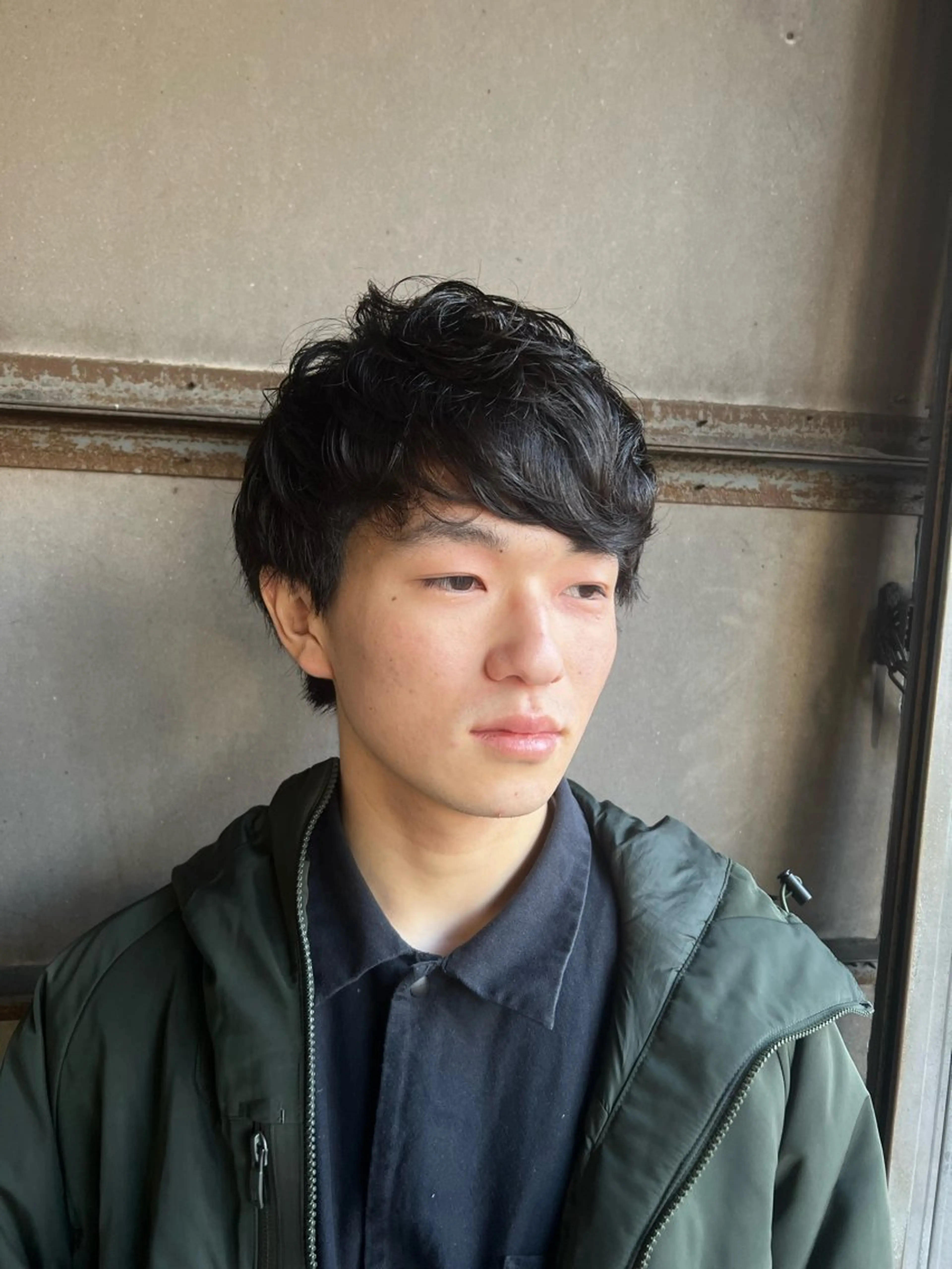 ショート パーマ メンズ MIRUCO by KURAKU所属・⭐️ハイトーンカラー ⭐️メンズパーマ達成のヘアスタイル