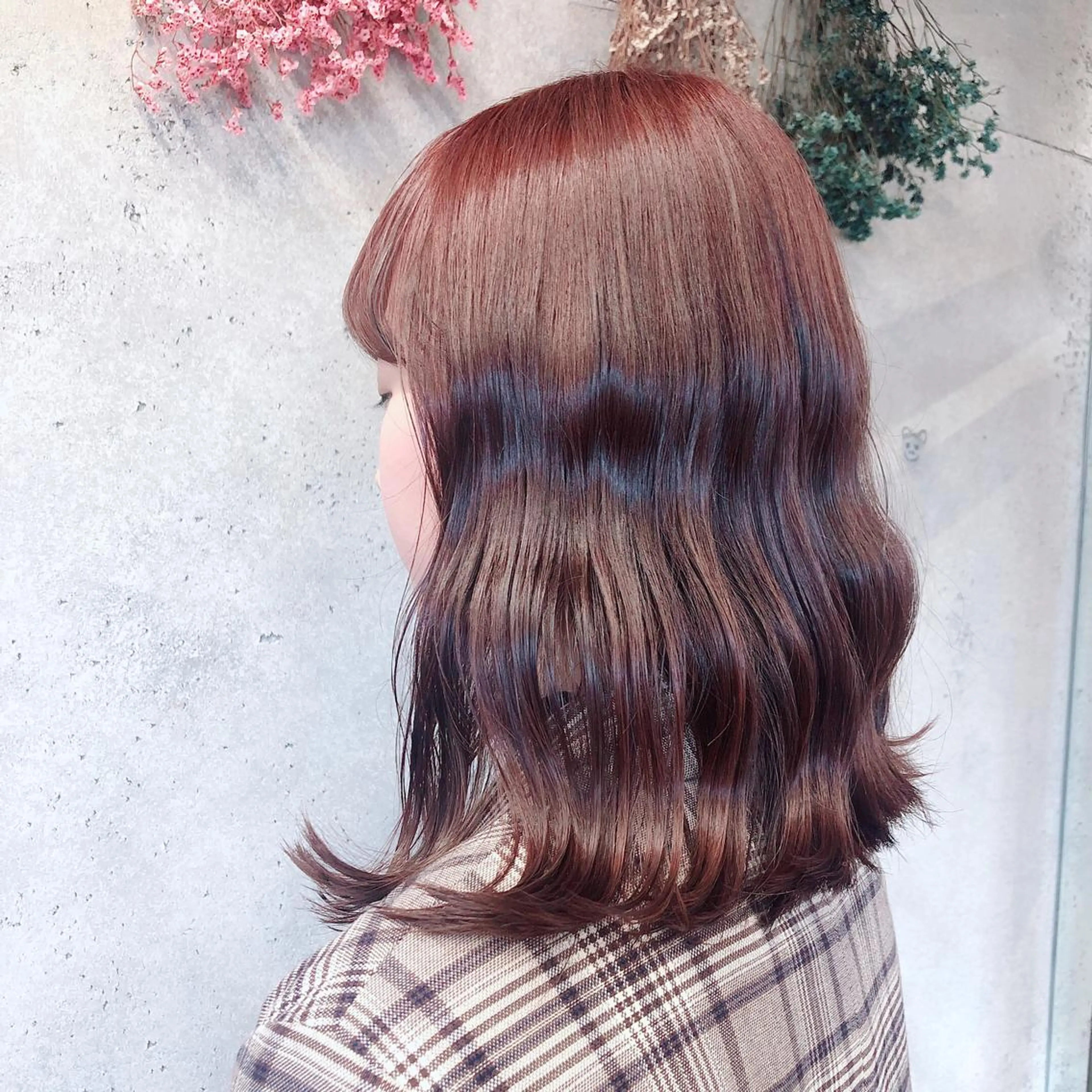 ロング カラー ブラウンカラー カシス wakana 【ブリーチカラー】のヘアスタイル