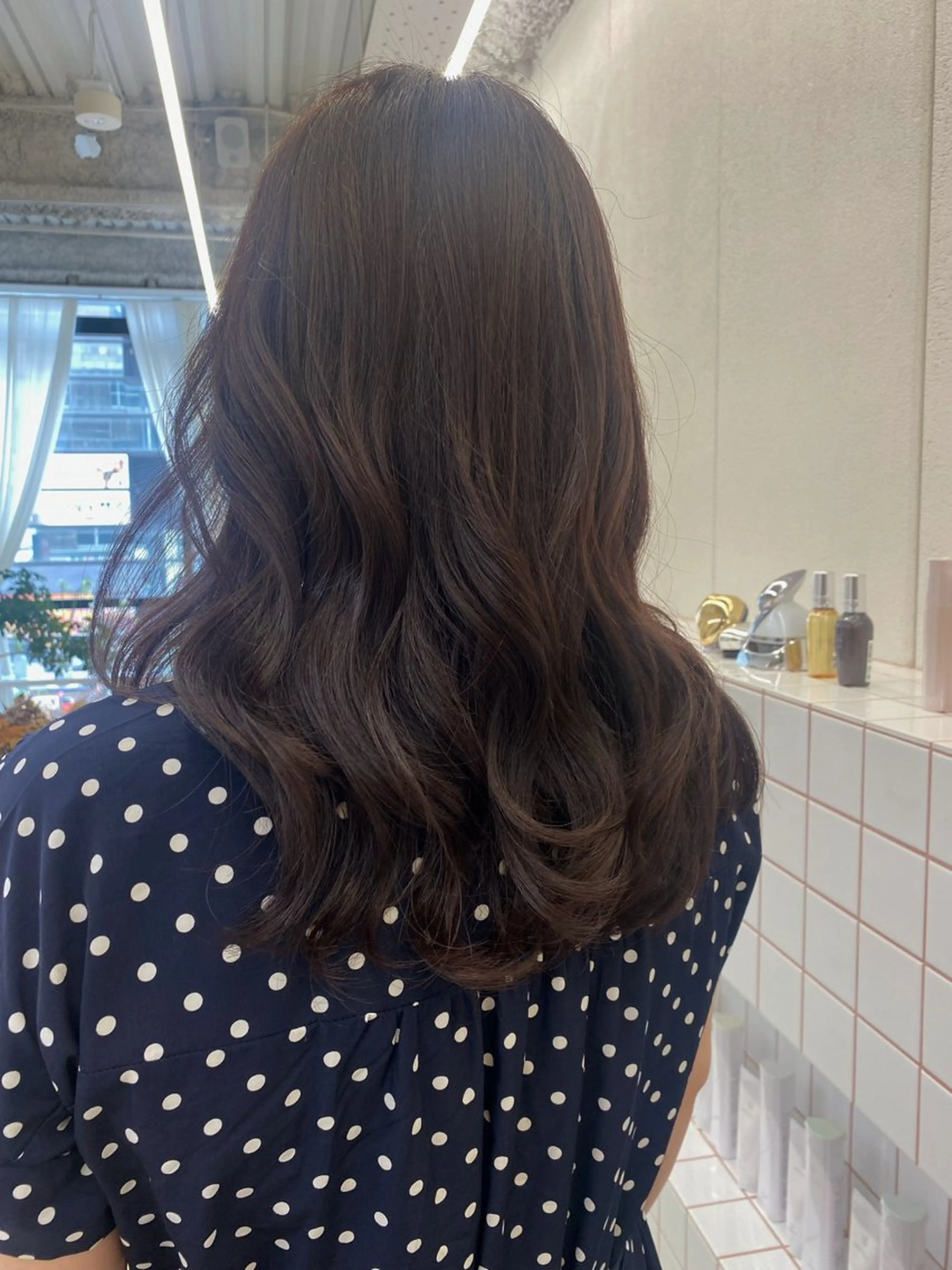 セミロング カット ヘアカラー トリートメント 🌻花屋併設🌻濱 幸帆のヘアスタイル