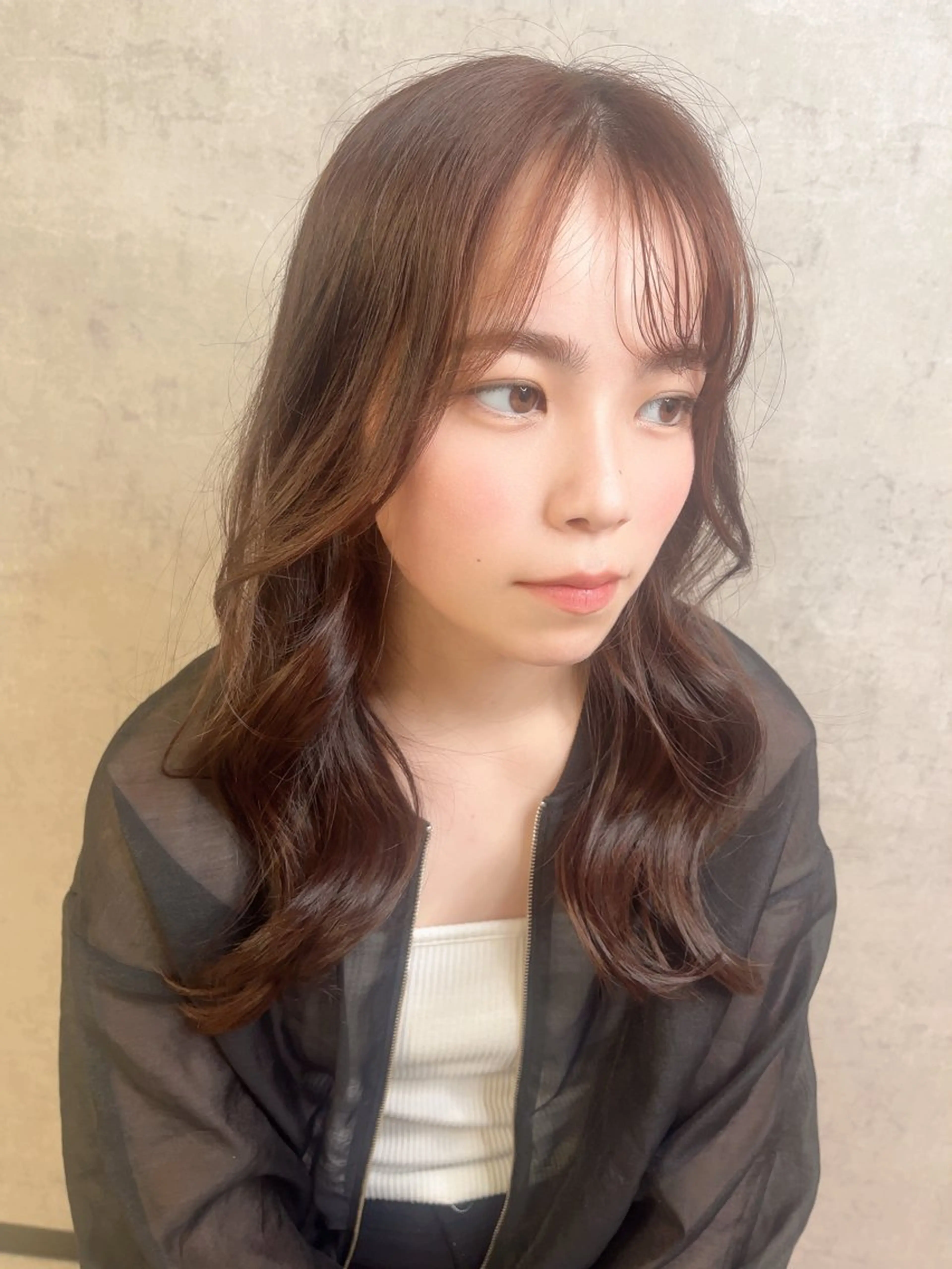 セミロング カット KAEDE🎀 ジャニオタ美容師のヘアスタイル