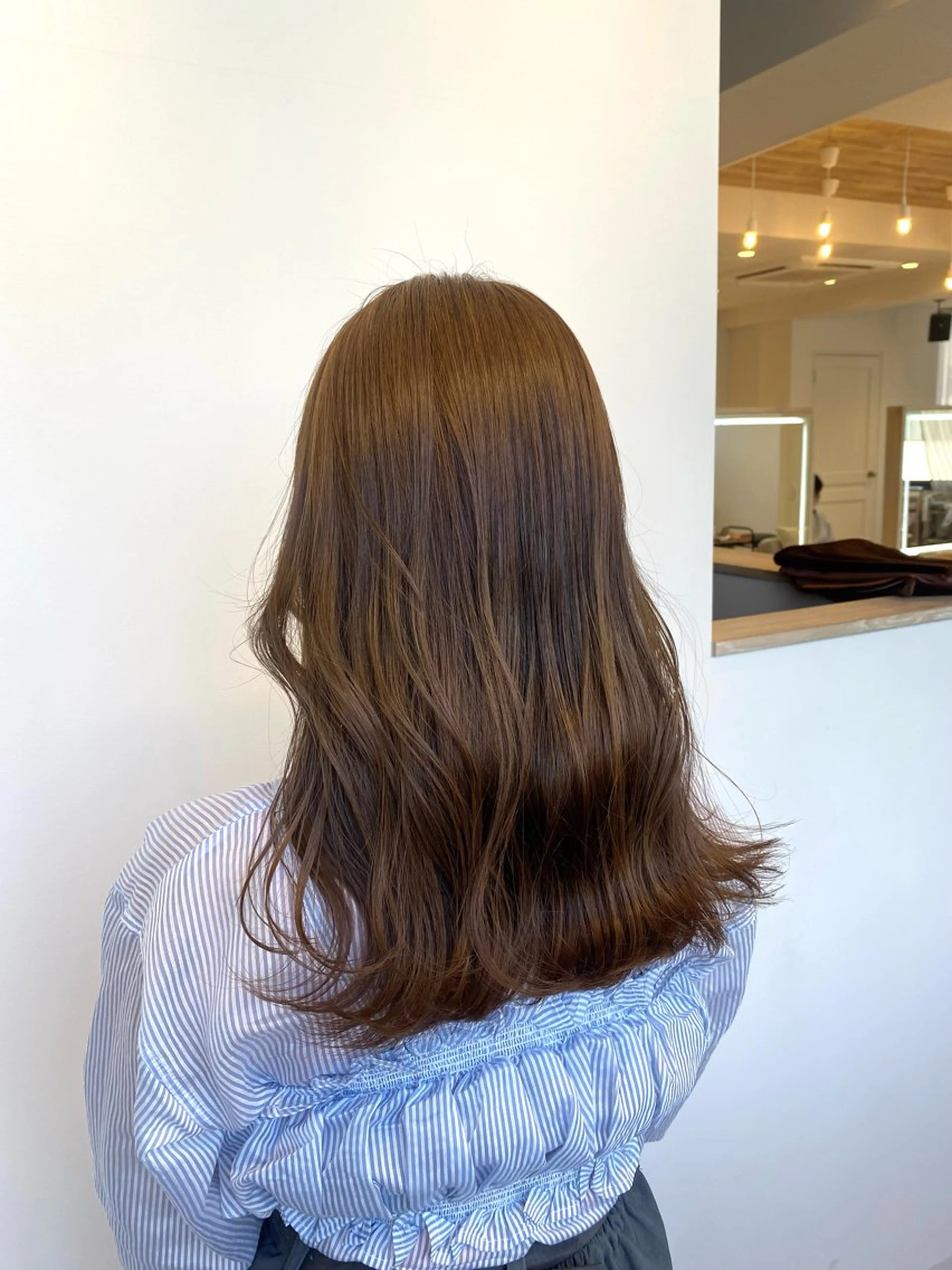 ロング カット ヘアカラー トリートメント 🍒透明感カラー/ emiri🍒のヘアスタイル
