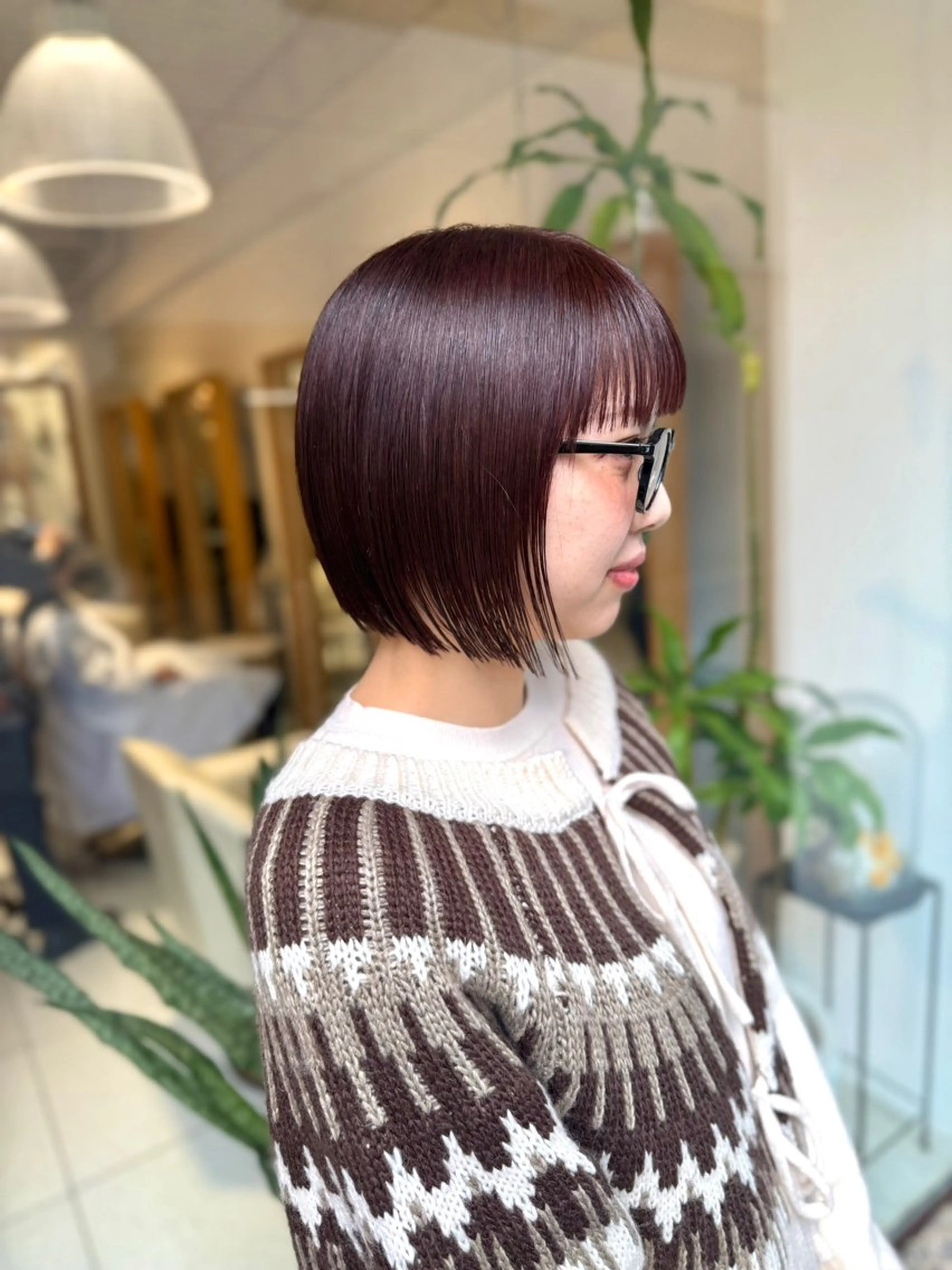 ショート カラー カット ヘアカラー トリートメント 安永 涼のヘアスタイル