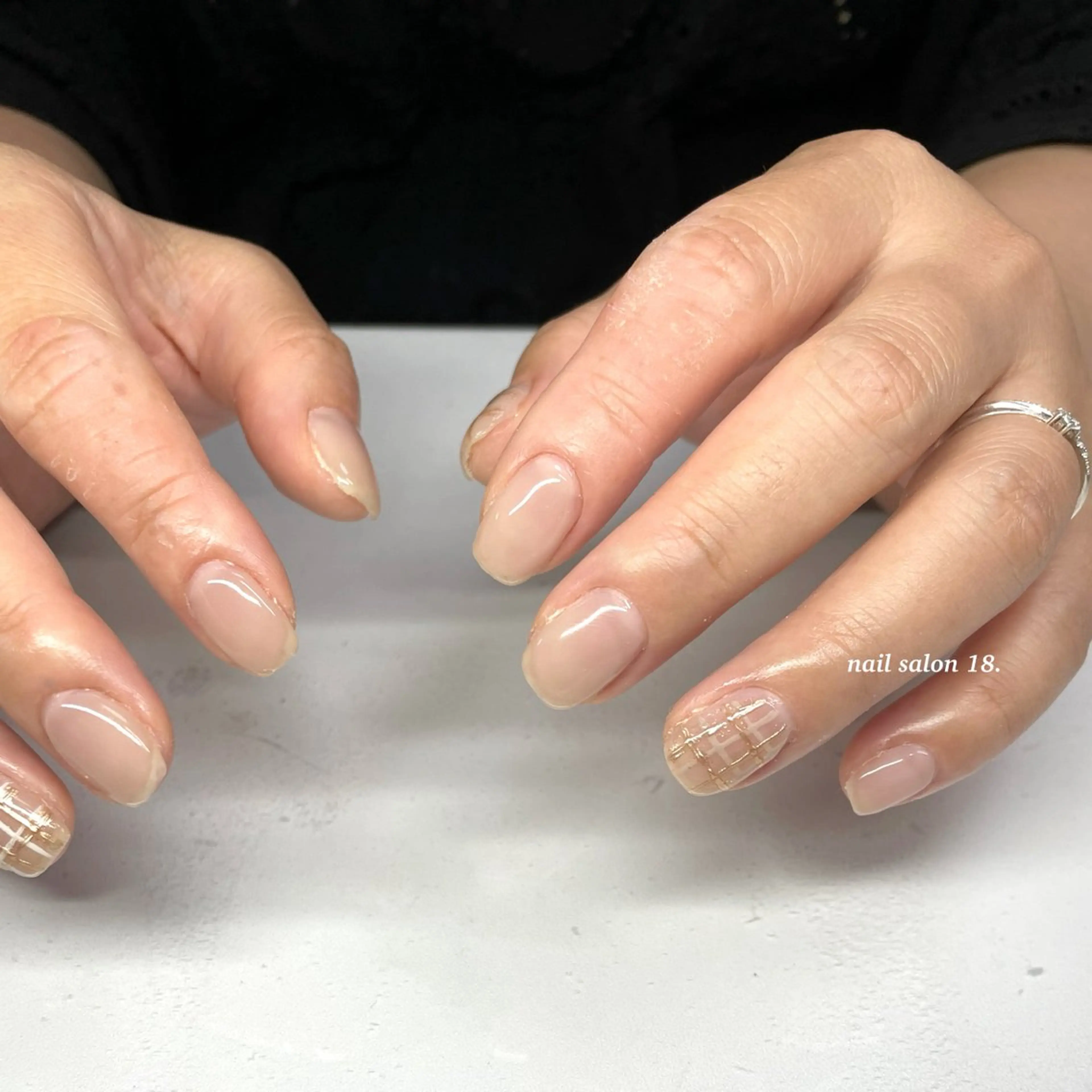 ネイル ハンドネイル nail salon18.所属・nail salon 18.　satokoのネイルデザイン
