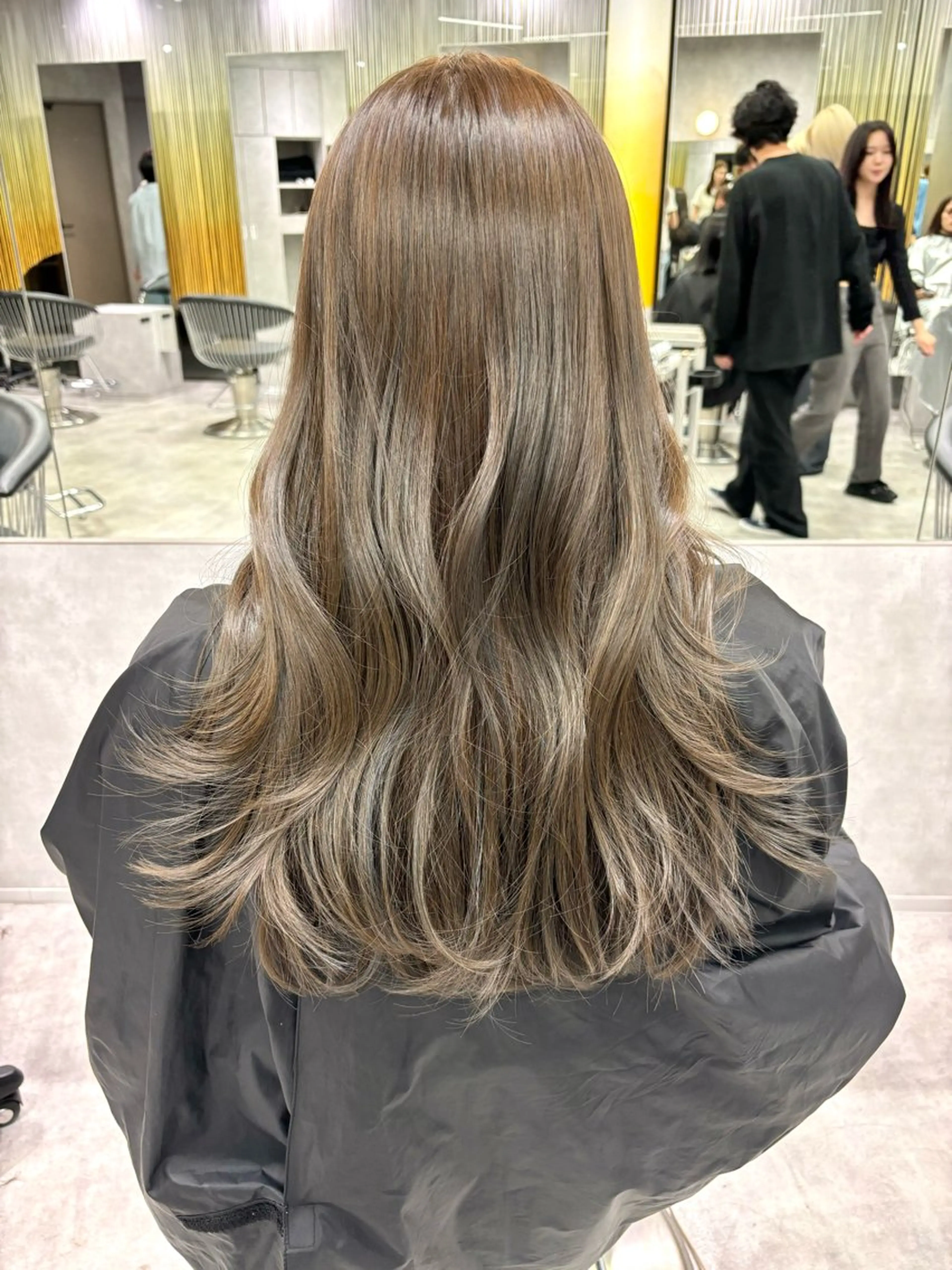 ロング ヘアカラー トリートメント 🌷ボブ/ハイライト /tomomi🌷のヘアスタイル