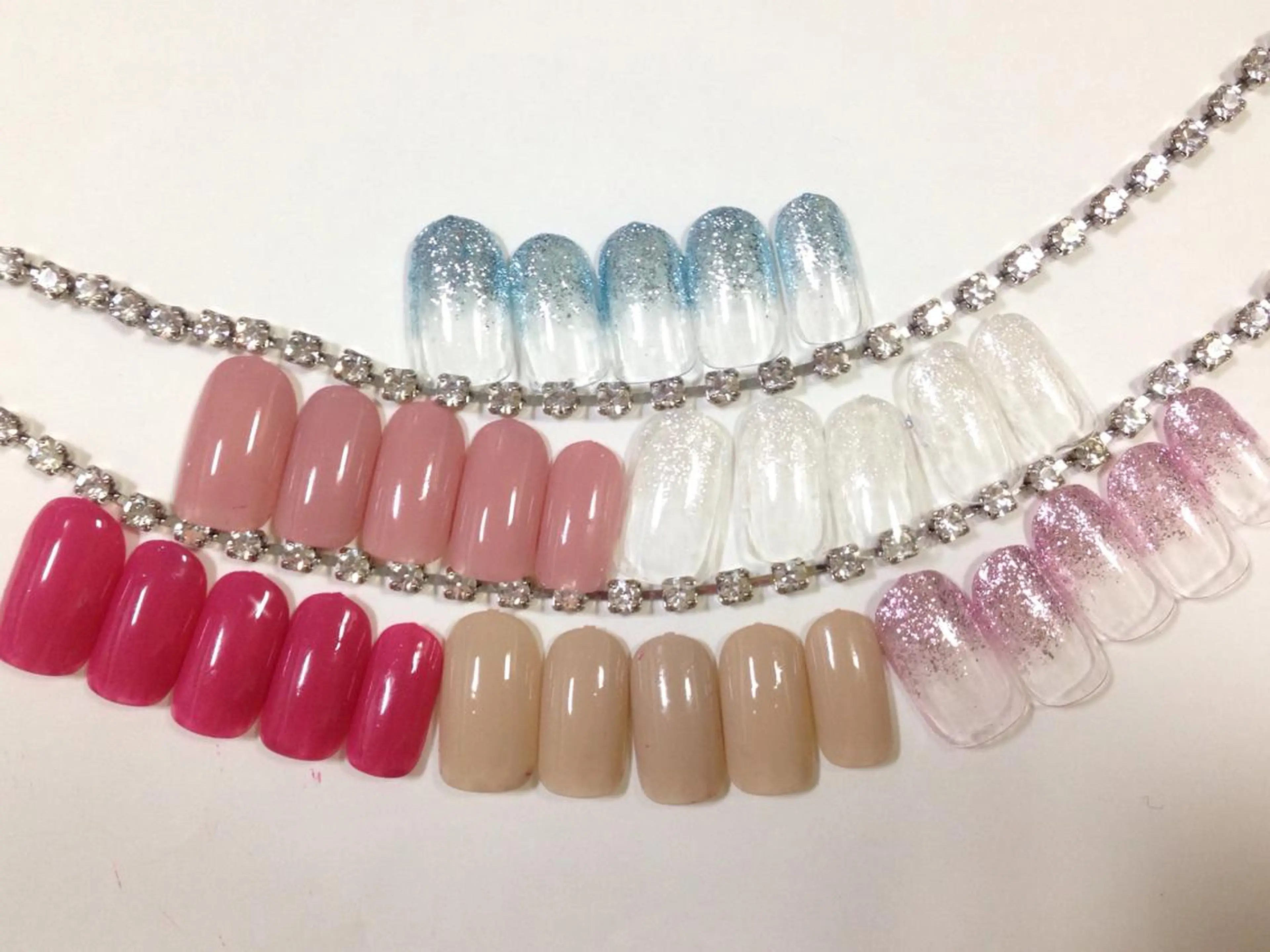 ネイル ジェルネイル グラデーション ラメ(グリッター) ラメグラデーション ハンドネイル リラネイル所属・福田 美代子のネイルデザイン