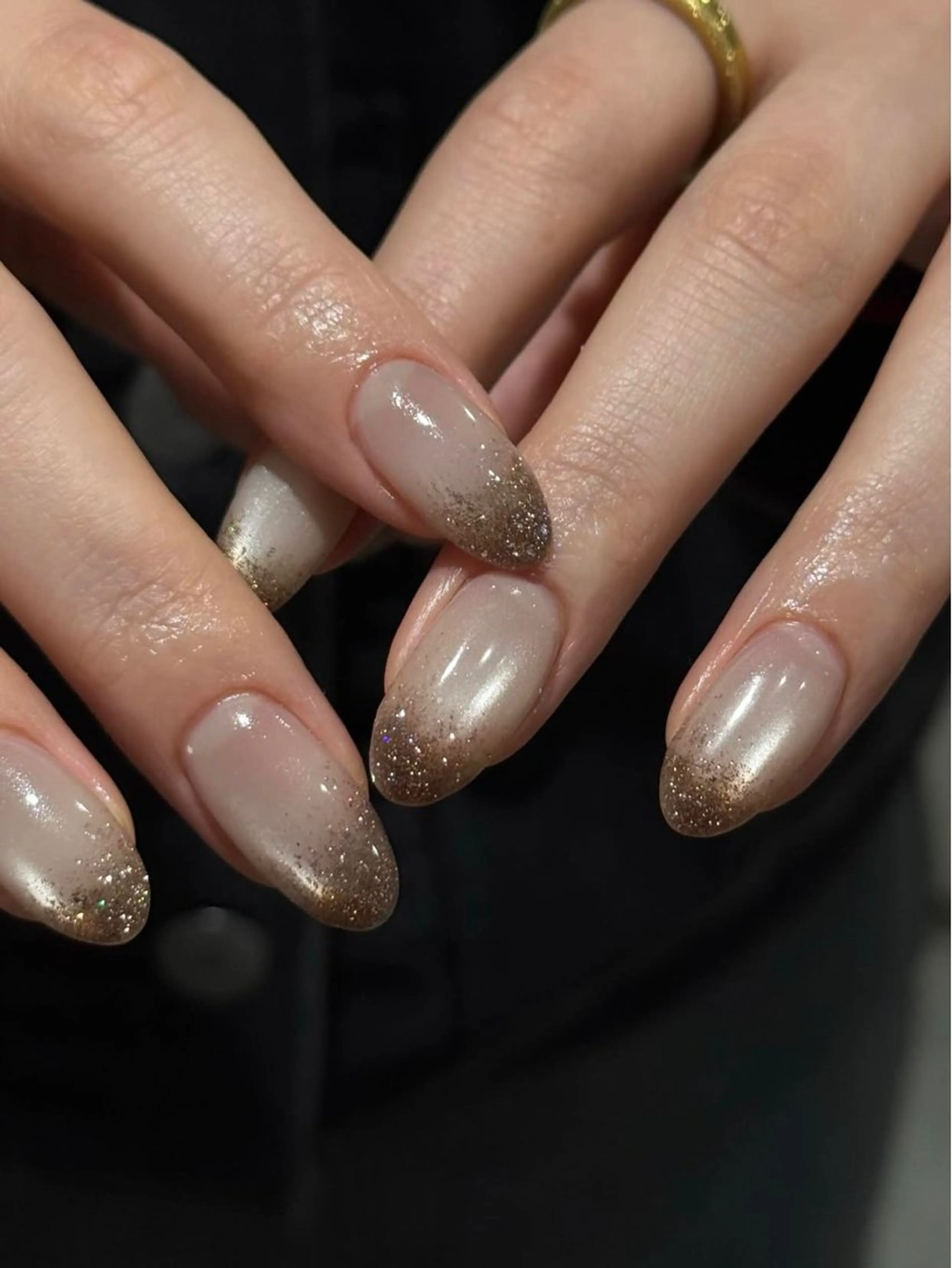 ネイル キラキラネイル 冬ネイル クリスマス Miu 川越東口ネイルサロンのネイルデザイン