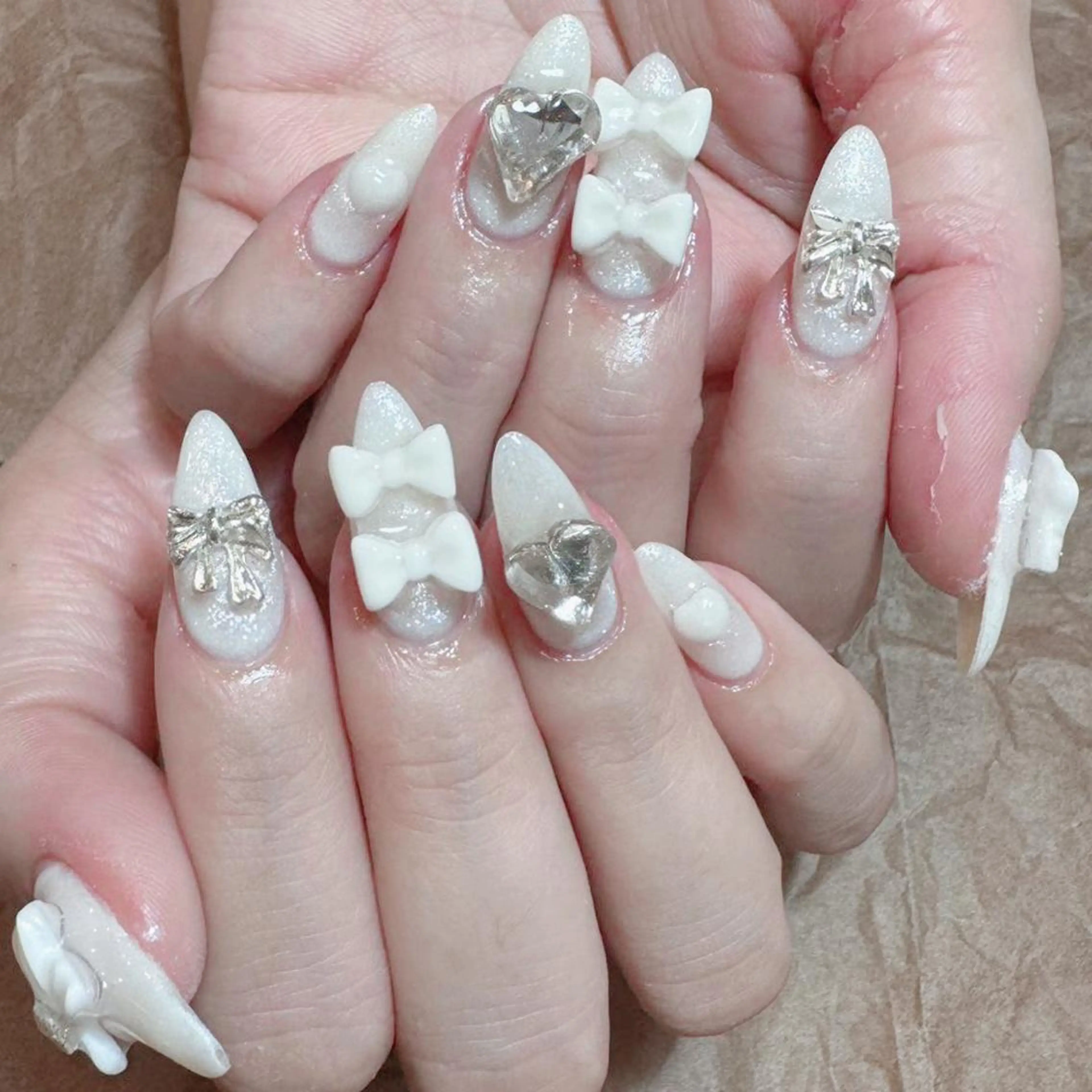 🎀スカルプ・持ち込みデザイン💗★10本やり放題 ¥14480の写真