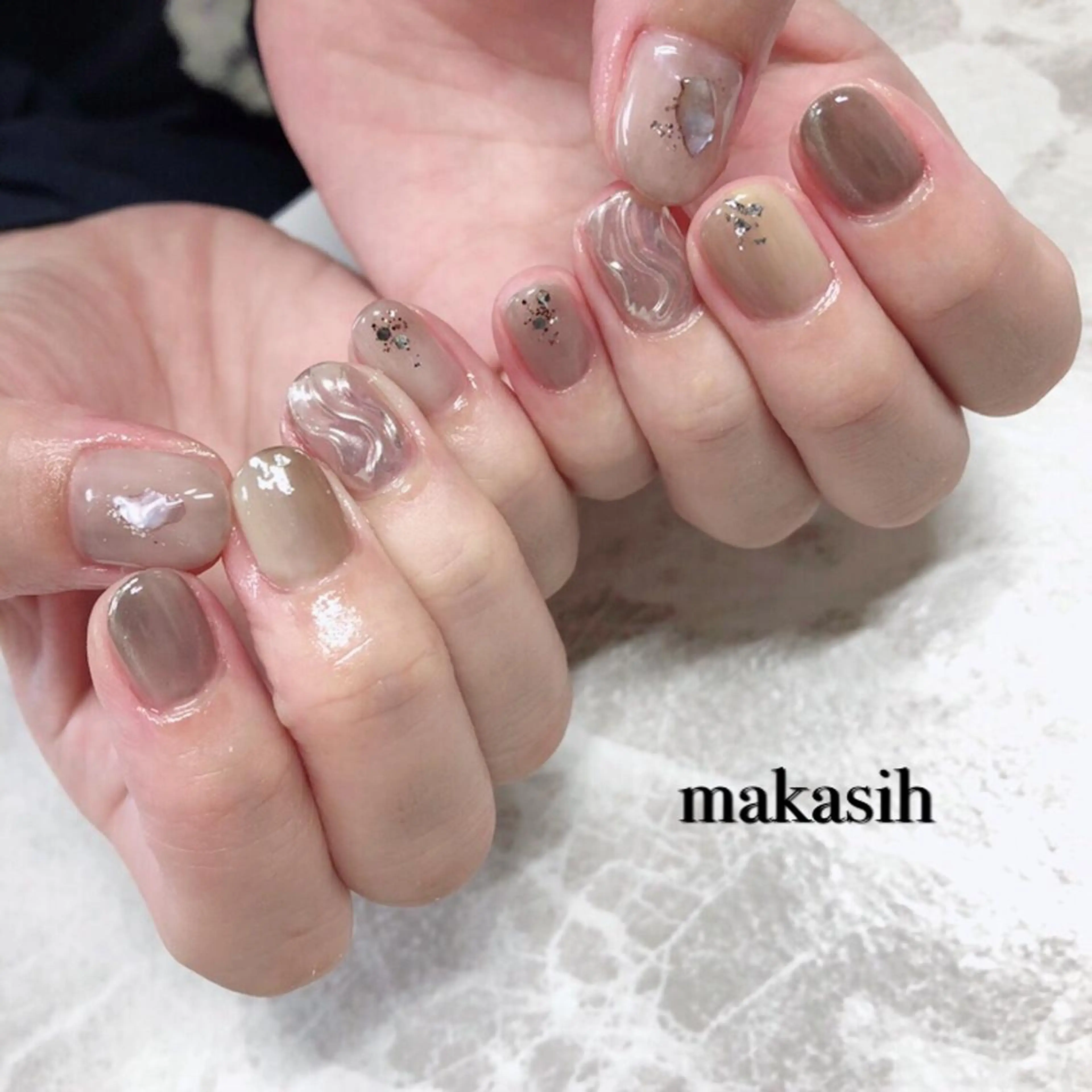 ネイル ミラーネイル 濱田 美菜子のエステ・リラクイメージ