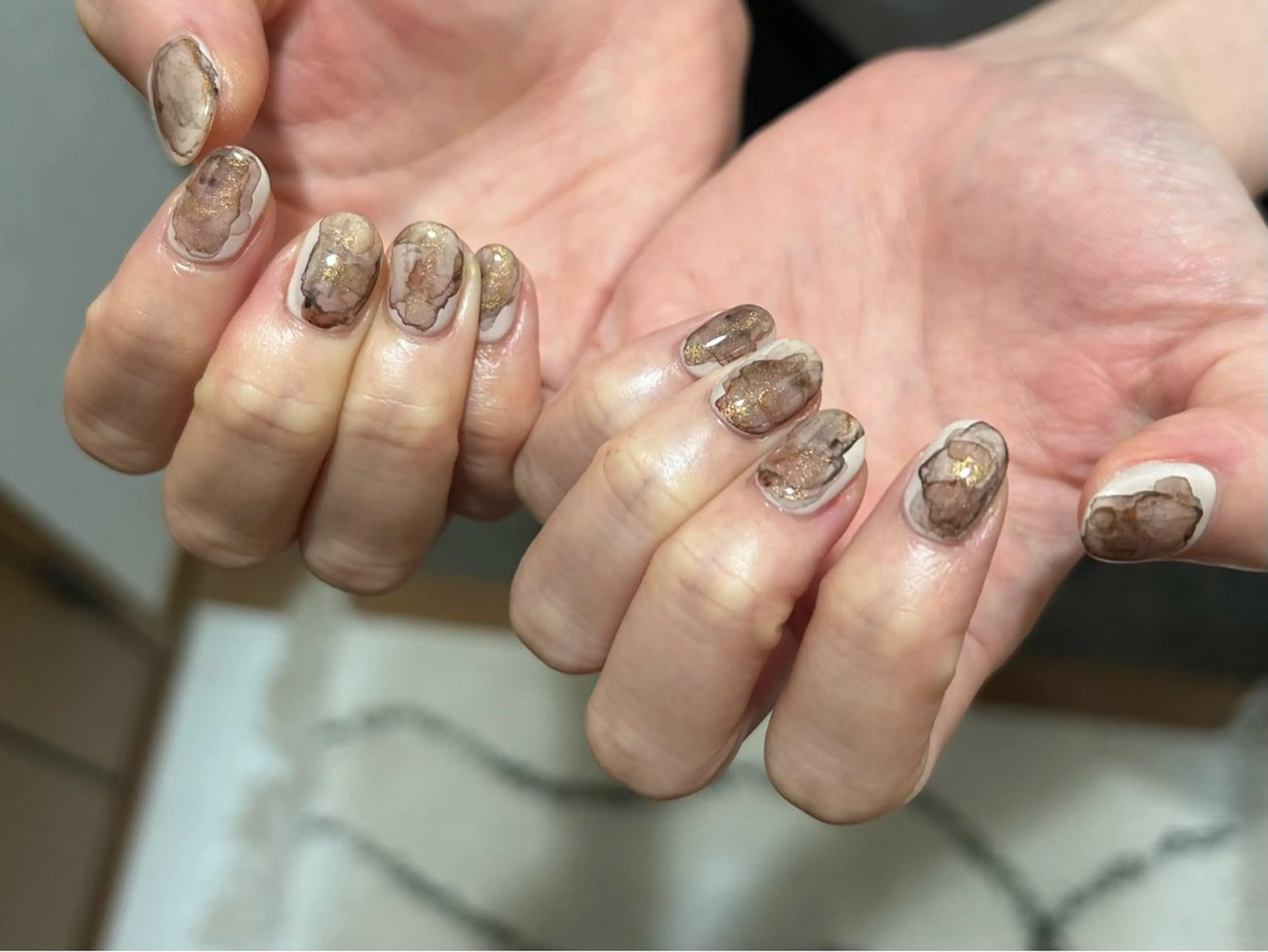 ネイル アートネイル オーロラネイル クリアネイル フットネイル フレンチネイル アトリエ １０３のネイルデザイン