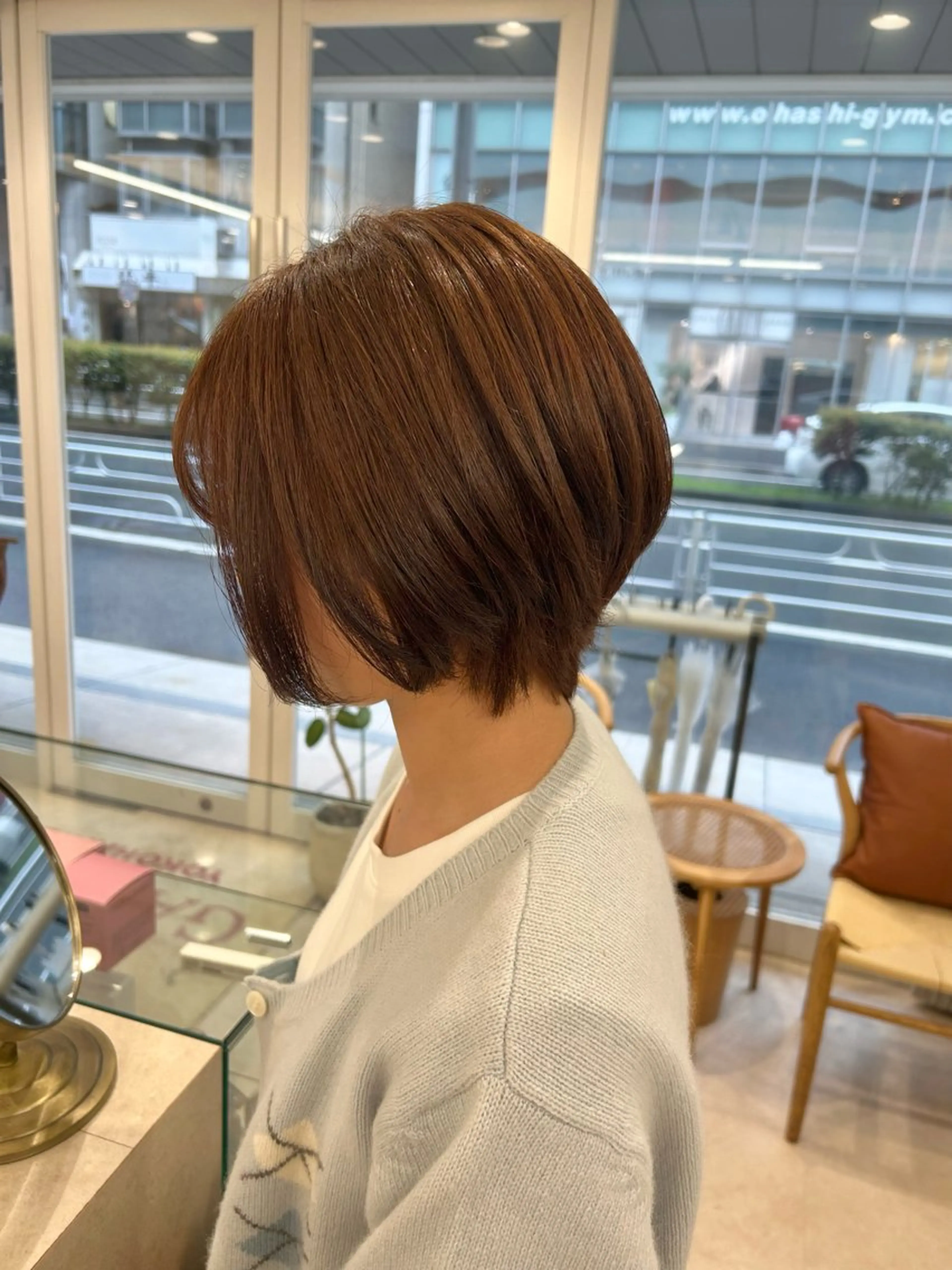 ショート カラー ブラウンカラー カット ヘアカラー トリートメント 透明感/明るめ ヘア/kazui🐈のヘアスタイル