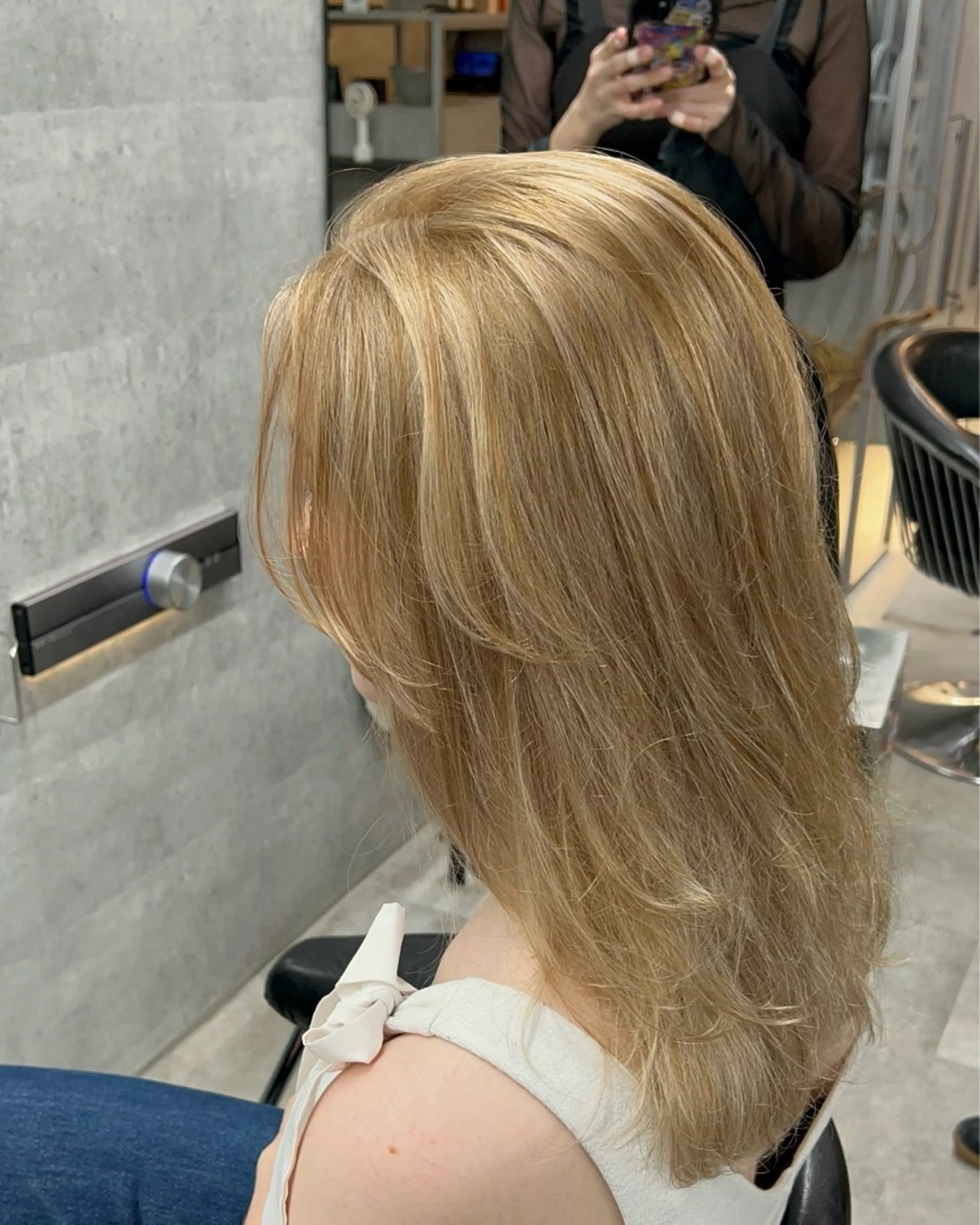 カット＋透明感ハイライト/Natural Glow Highlightsの写真