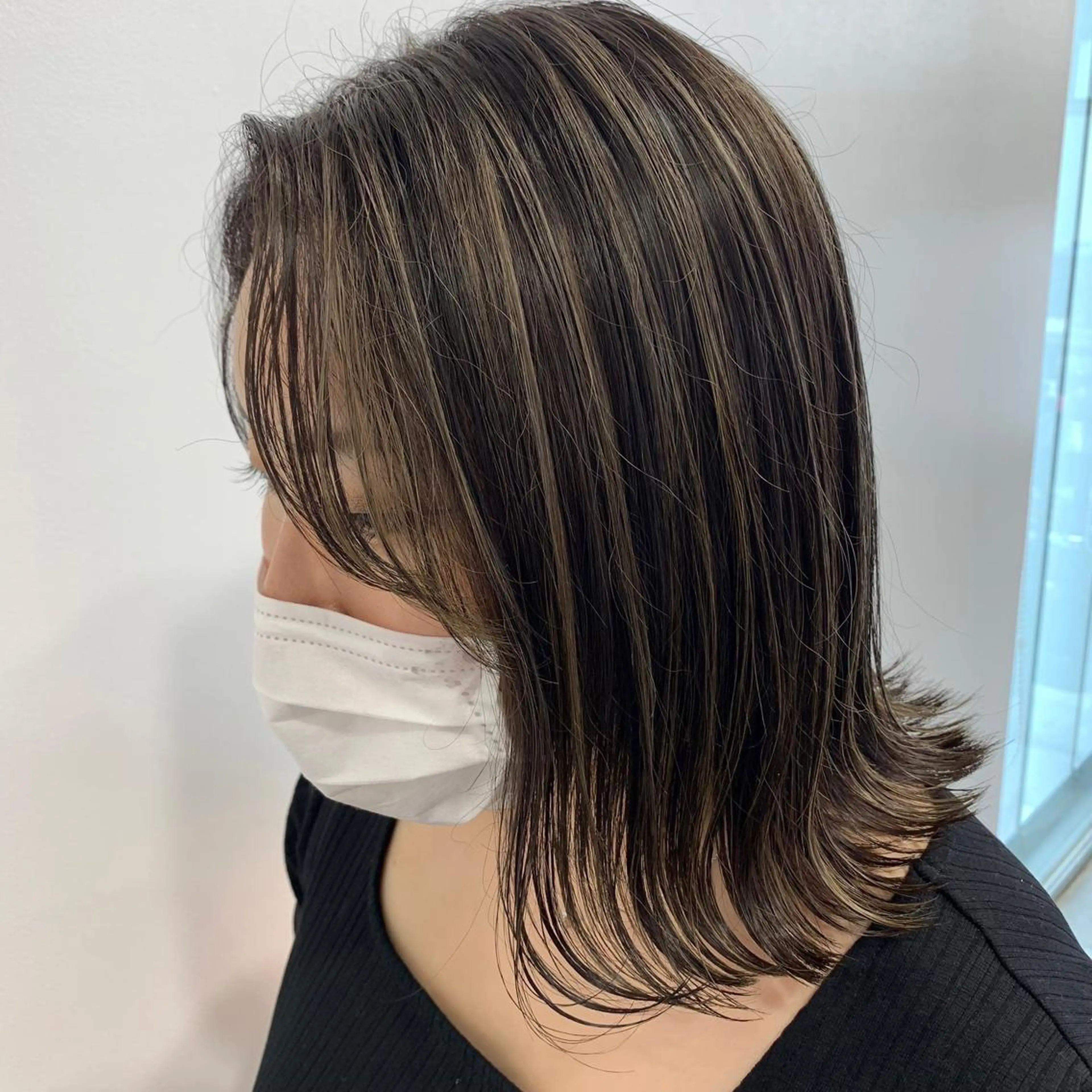 ミディアム カラー カット ヘアカラー トリートメント 🌈ベージュ艶髪🌈 ボブ/ユウトのヘアスタイル